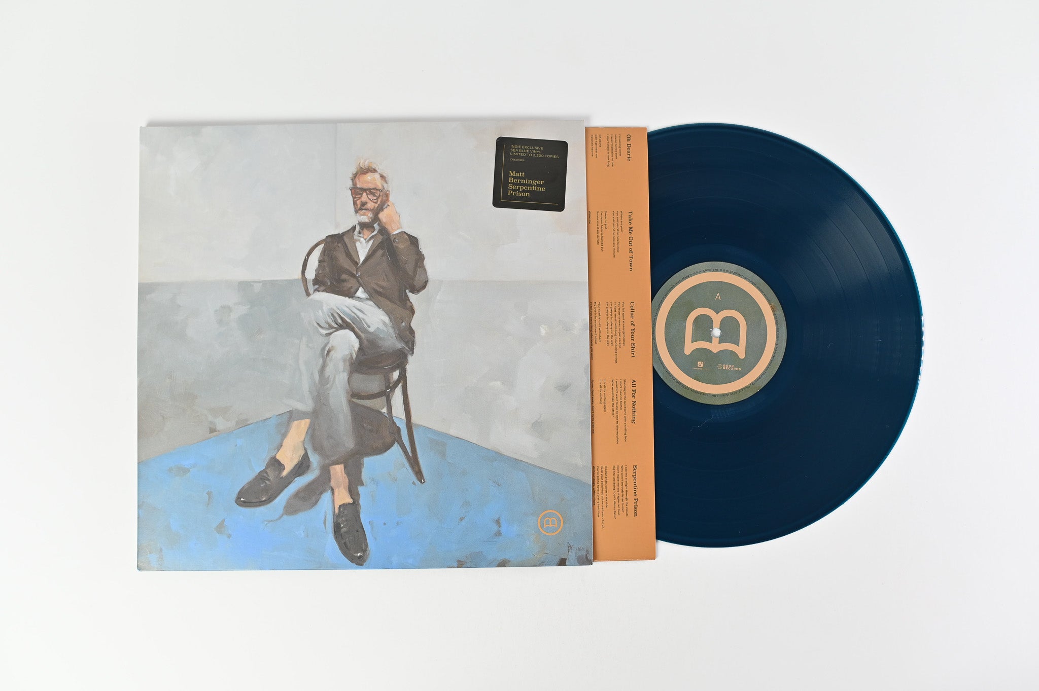 Matt Berninger - Serpentine Prison on Book Ltd Sea Blue Vinyl