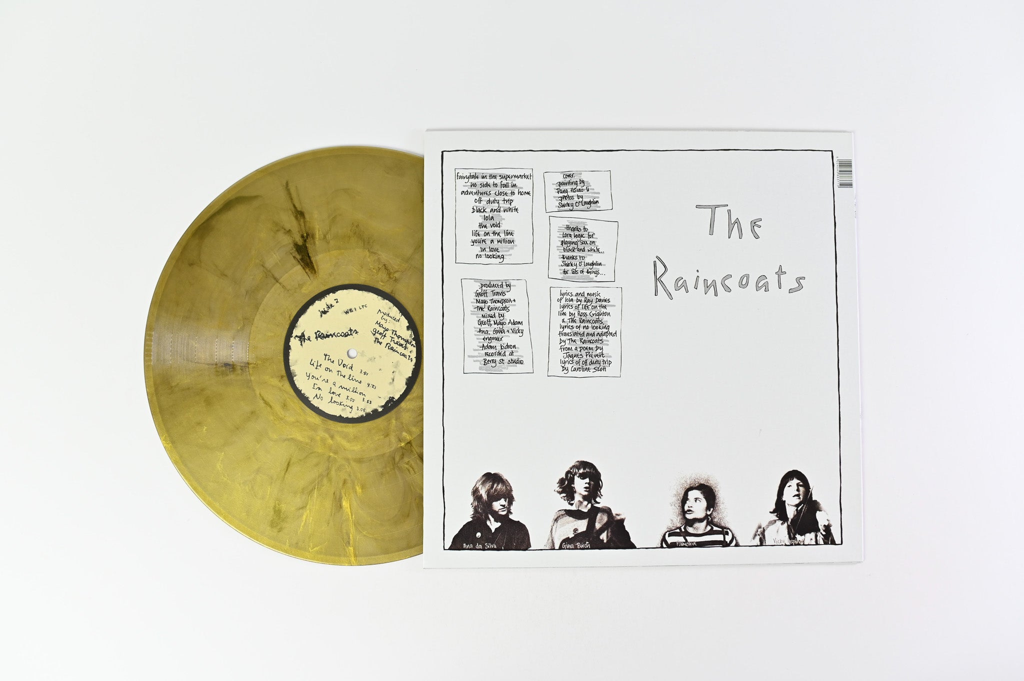 The Raincoats - The Raincoats on We Three Ltd Marble Reissue