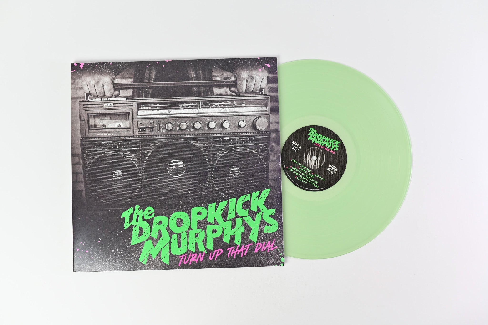Dropkick Murphys - Turn Up That Dial on Born & Bred Ltd Coke Bottle Green