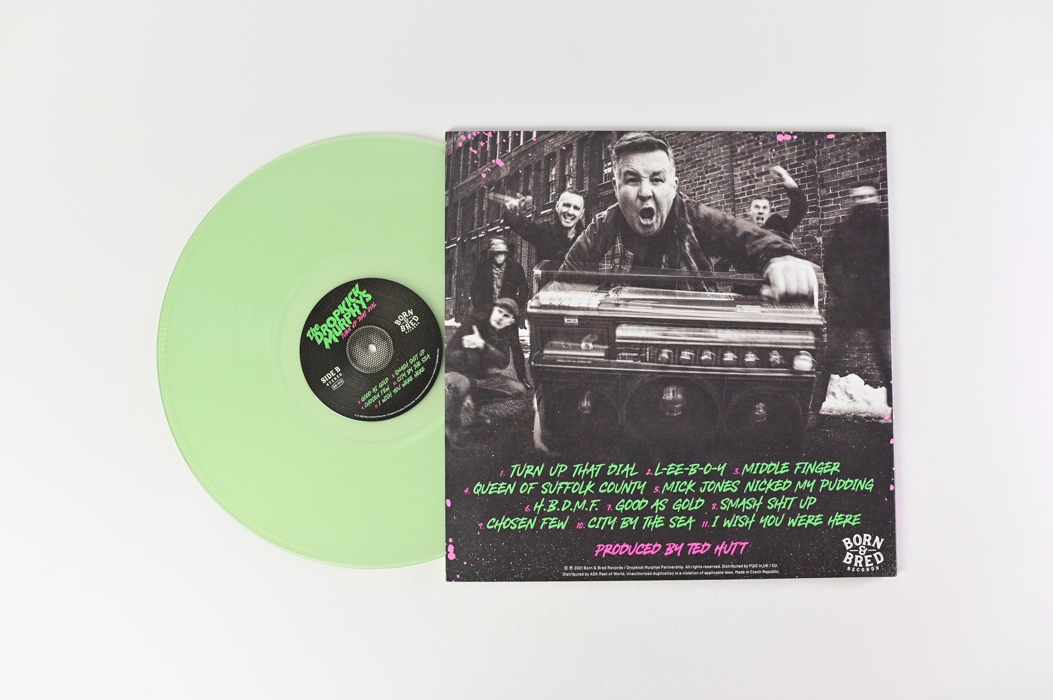 Dropkick Murphys - Turn Up That Dial on Born & Bred Ltd Coke Bottle Green