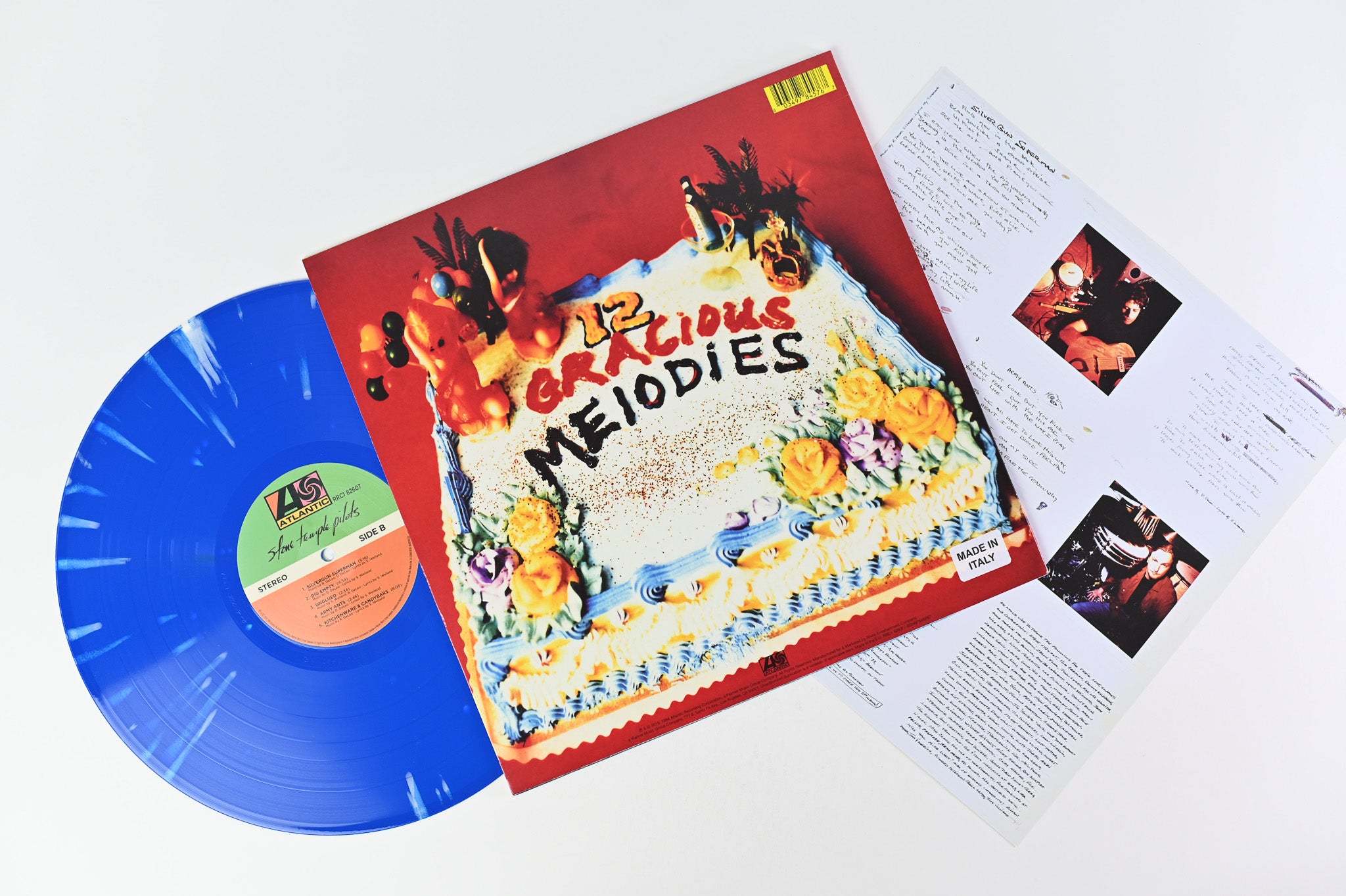Stone Temple Pilots - Purple Ltd Blue with White Splatter Reissue