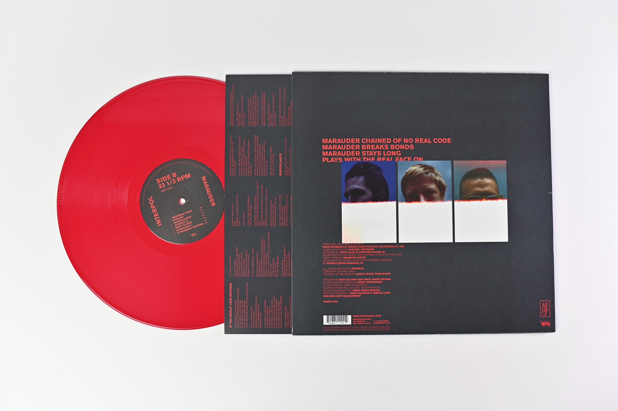 Interpol - Marauder on Matador Ltd Red Opaque