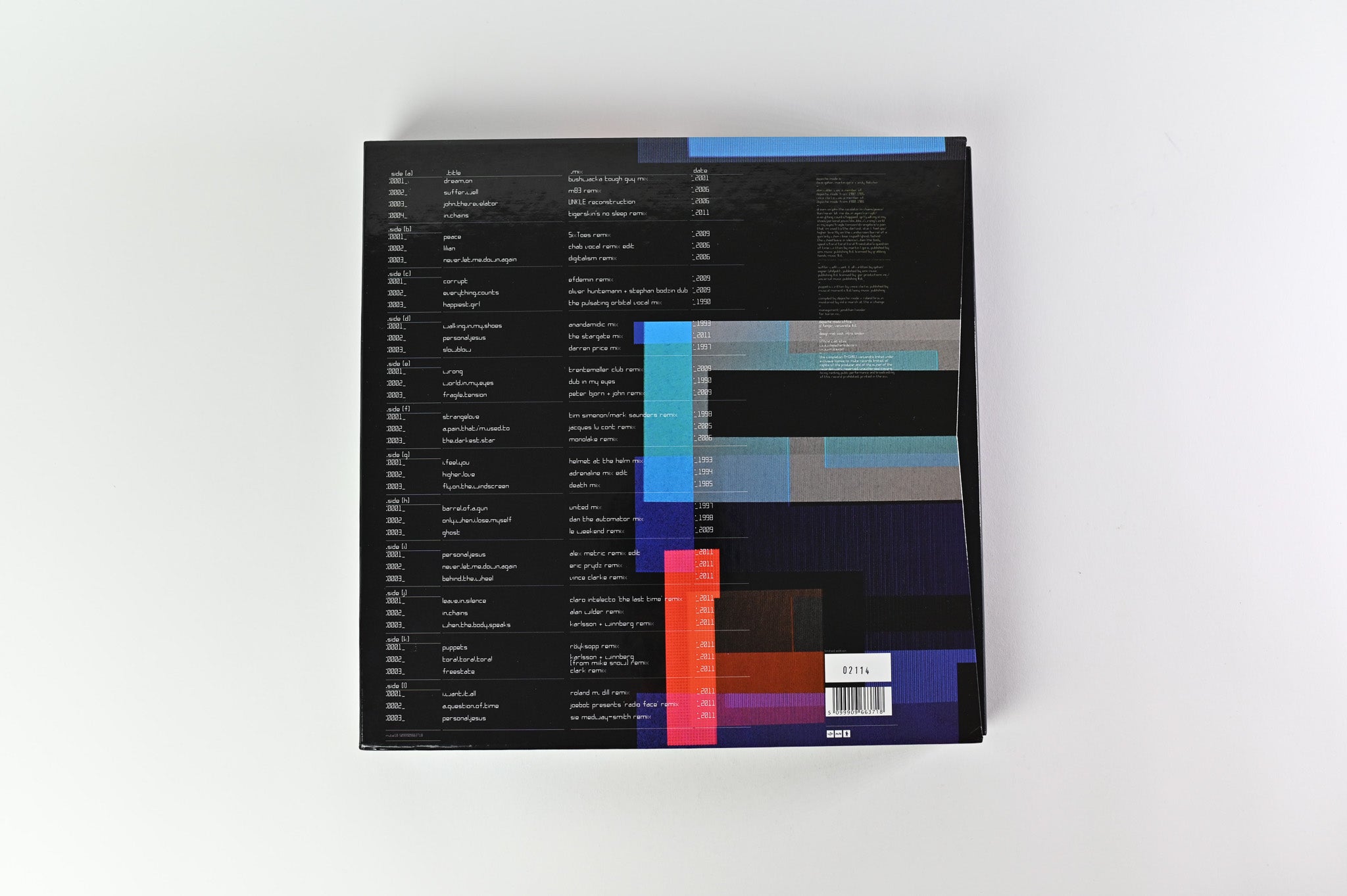 Depeche Mode - Remixes 2. 81-11 Limited Edition Numbered Box Set on Mute