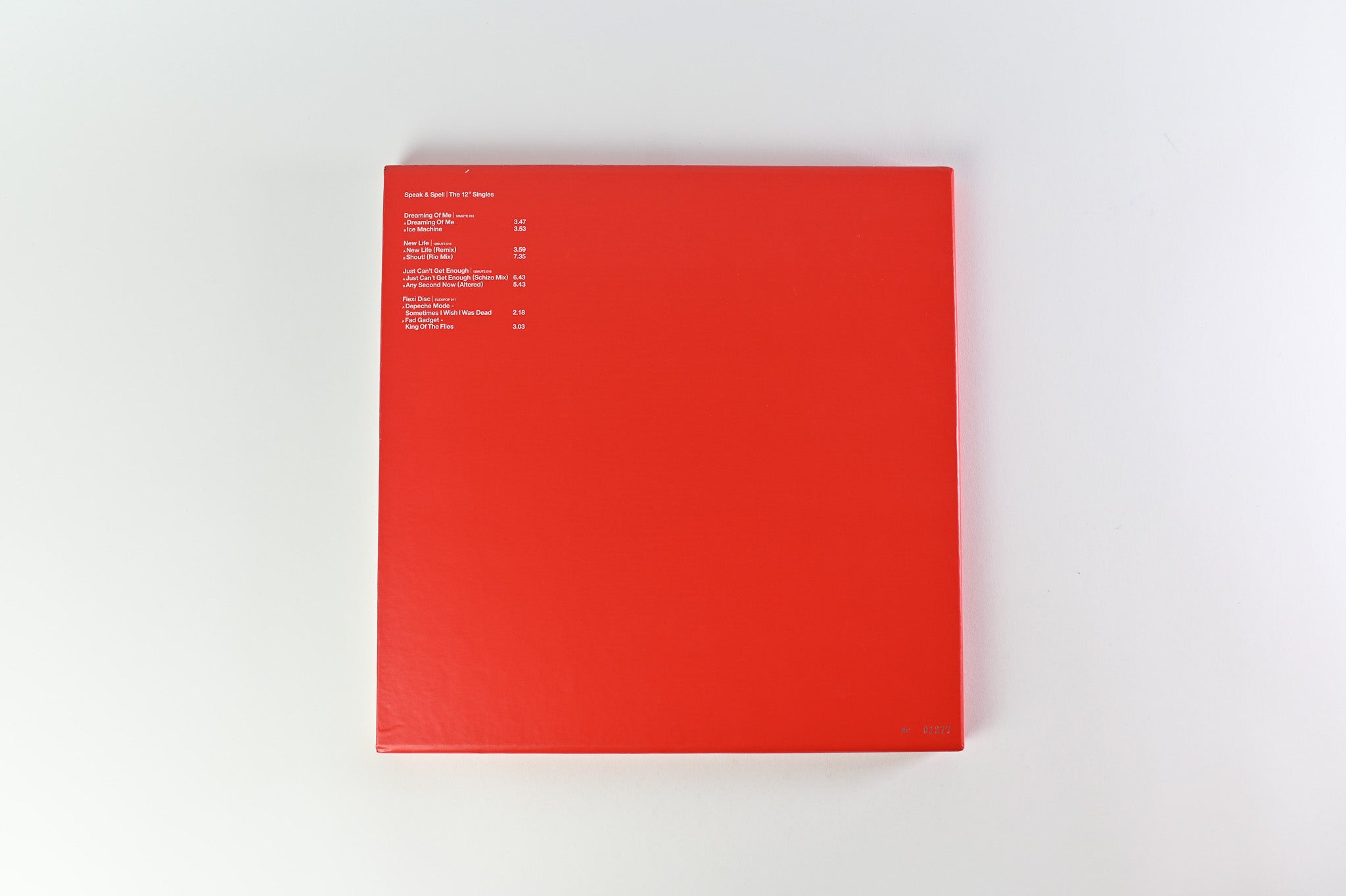 Depeche Mode - Speak & Spell | The 12" Singles Limited Edition Numbered Box Set on Mute