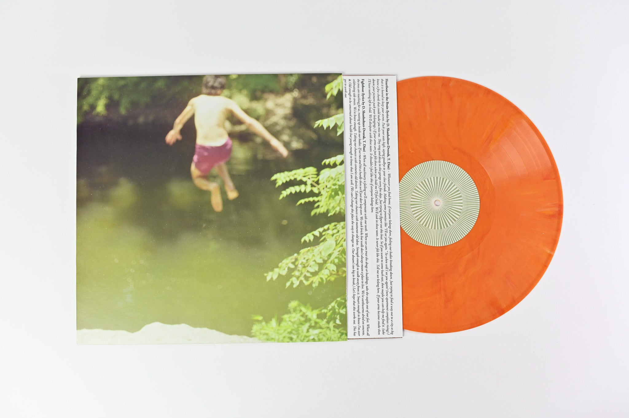 The World Is A Beautiful Place & I Am No Longer Afraid To Die - Whenever, If Ever on Topshelf Orange Marble Repress
