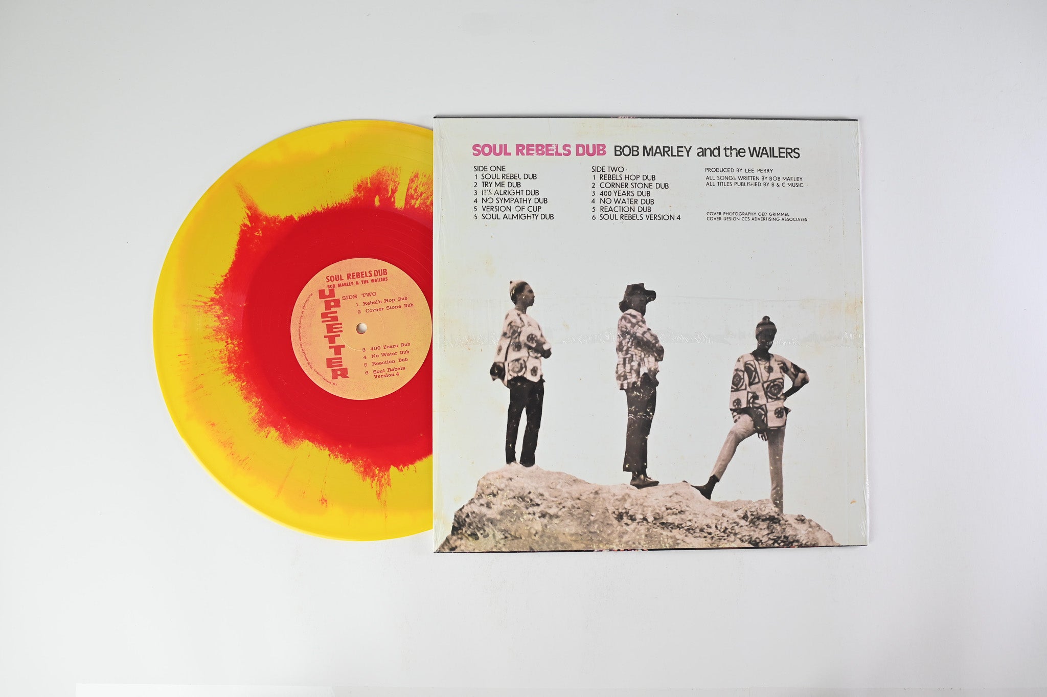 Bob Marley & The Wailers - Soul Rebels Dub on Cleopatra Ltd Yellow & Red Haze Reissue