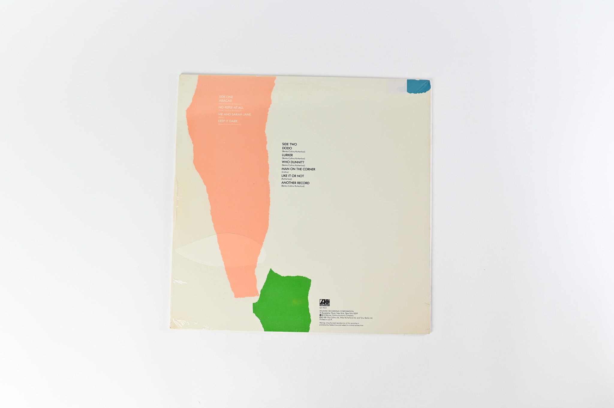 Genesis - Abacab on Atlantic Sealed