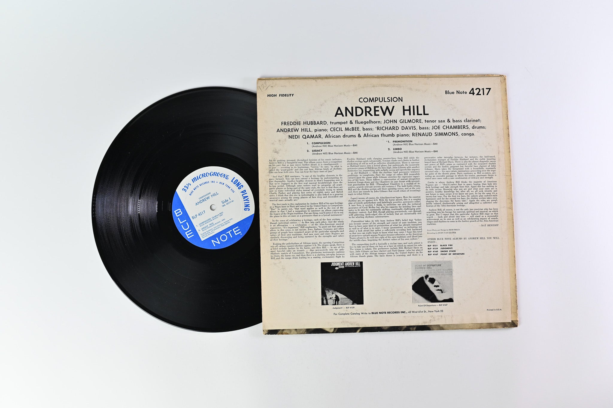 Andrew Hill - Compulsion on Blue Note Mono