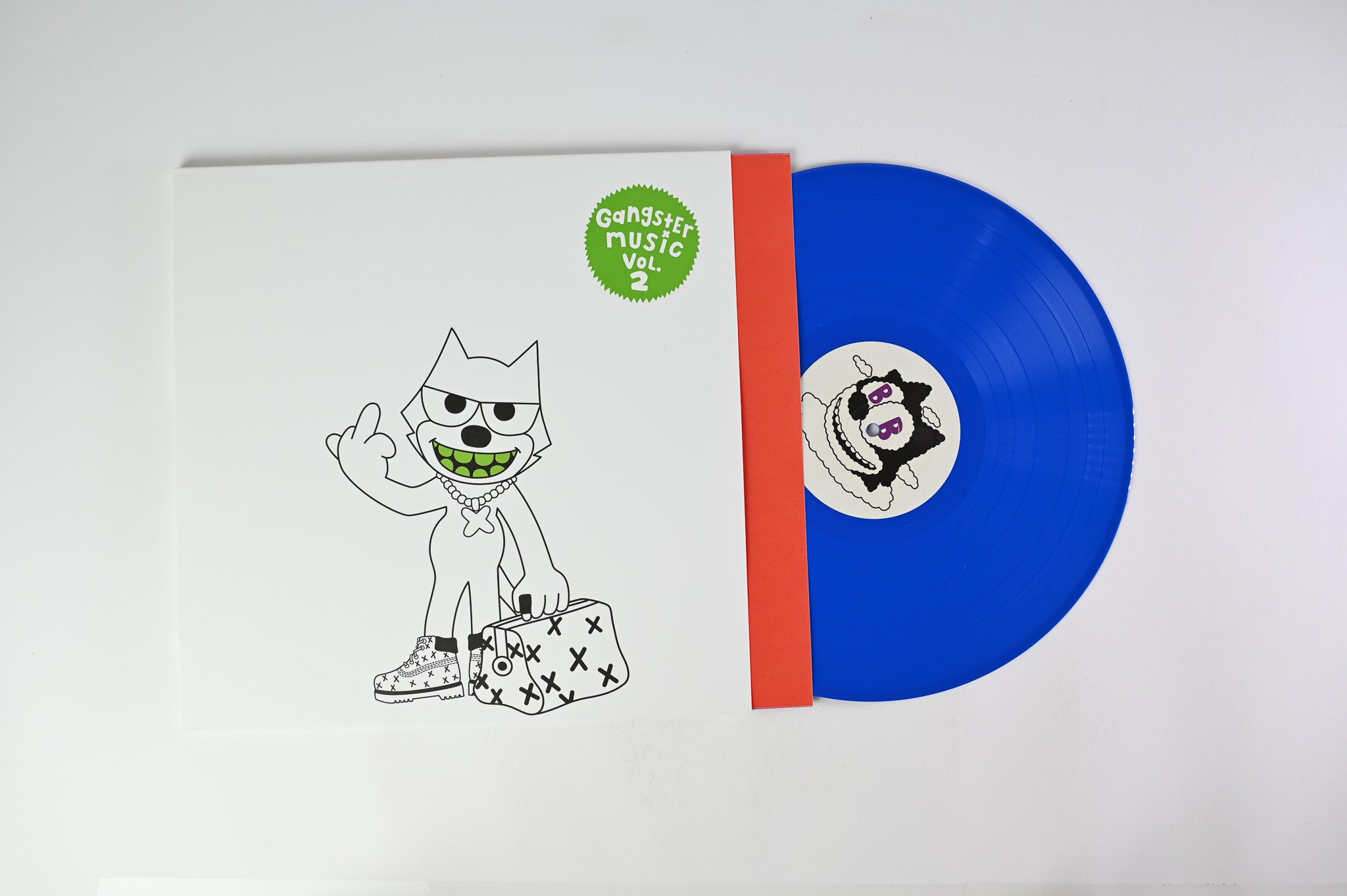 Various - Gangster Music Vol. 2 on All City Records Blue Vinyl