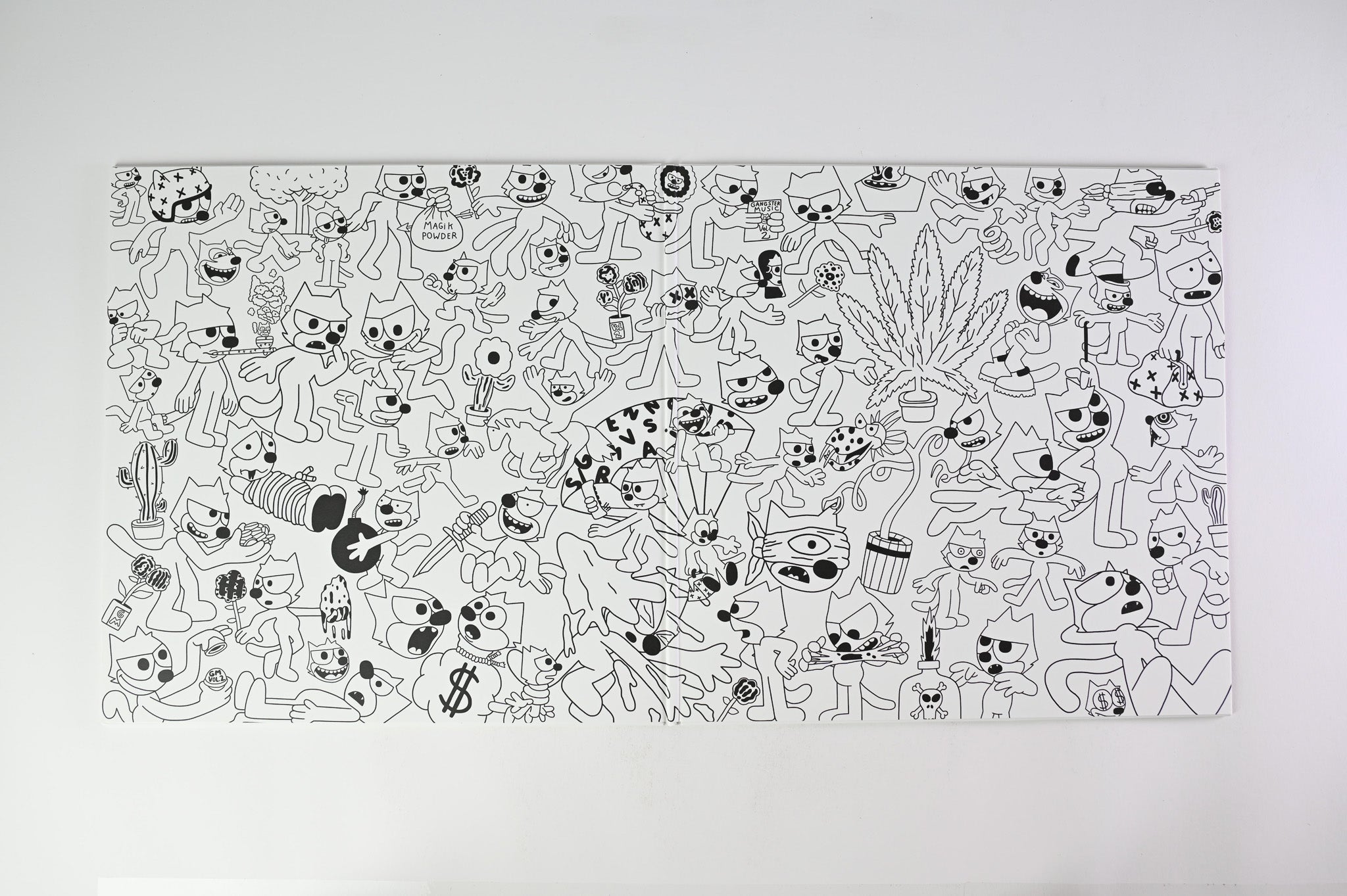 Various - Gangster Music Vol. 2 on All City Records Blue Vinyl