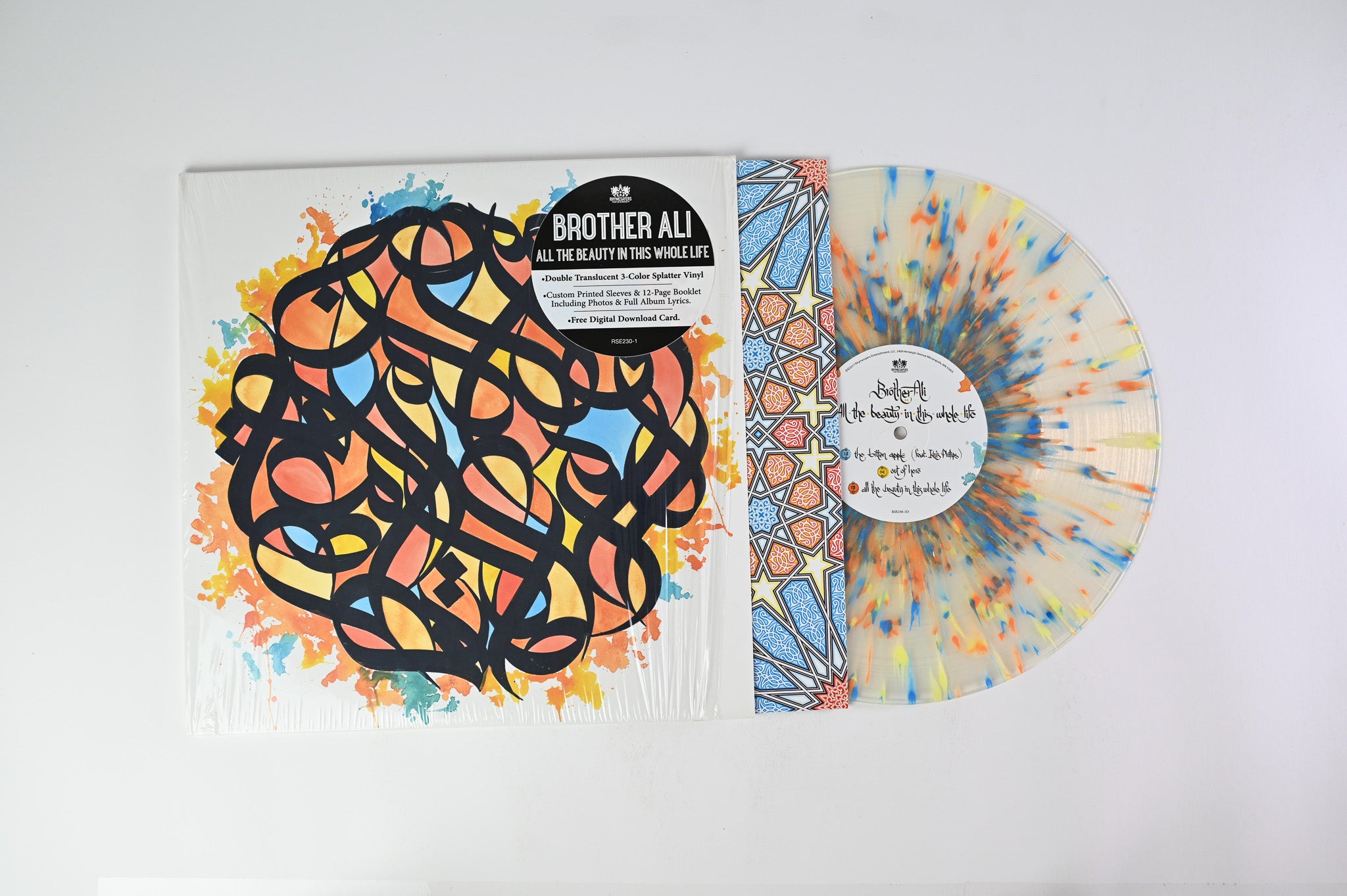 Brother Ali - All The Beauty In This Whole Life on Rhymesayers 3 Color Splatter Vinyl