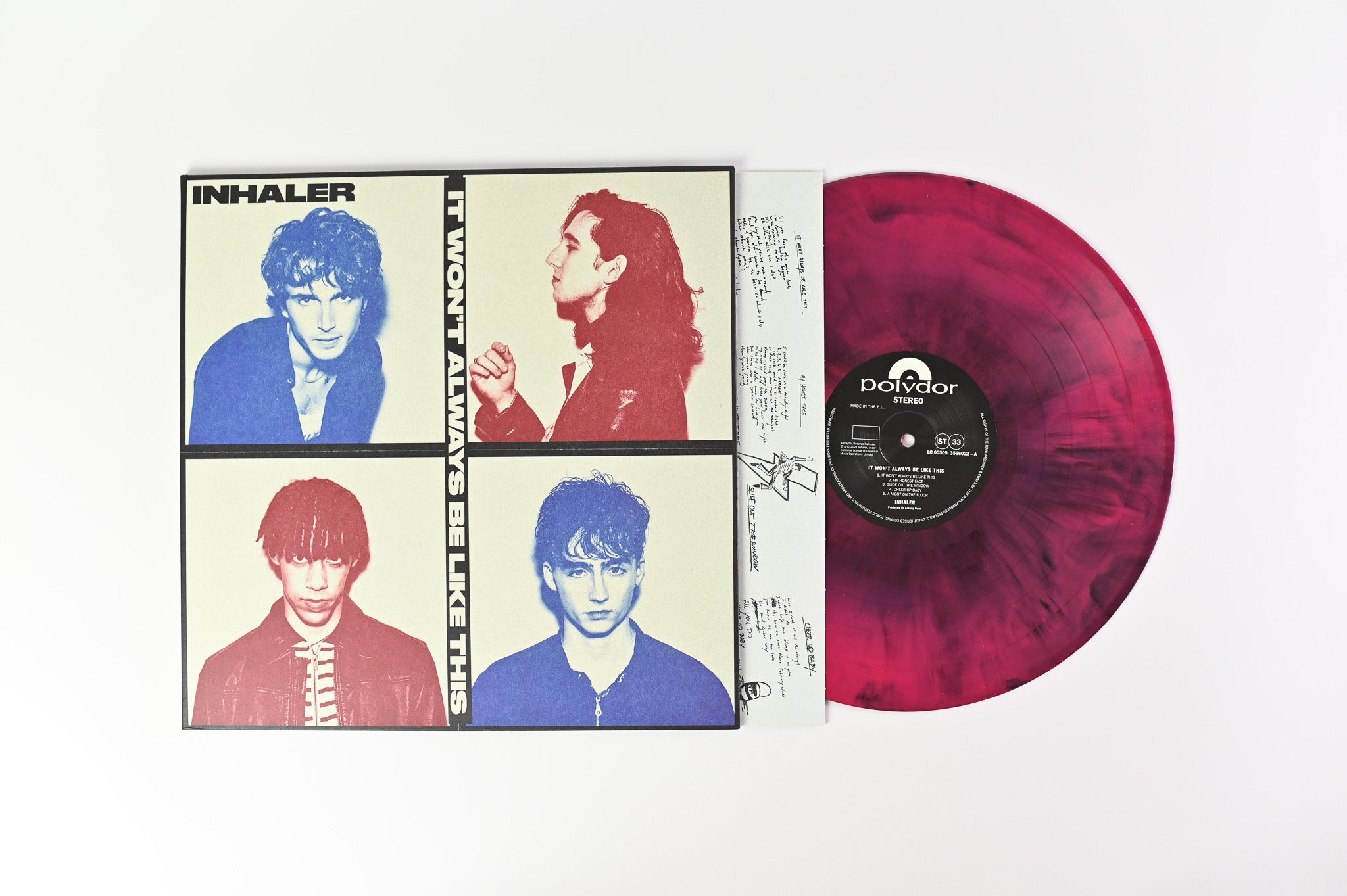 Inhaler - It Won't Always Be Like This on Polydor Ltd Red Marbled
