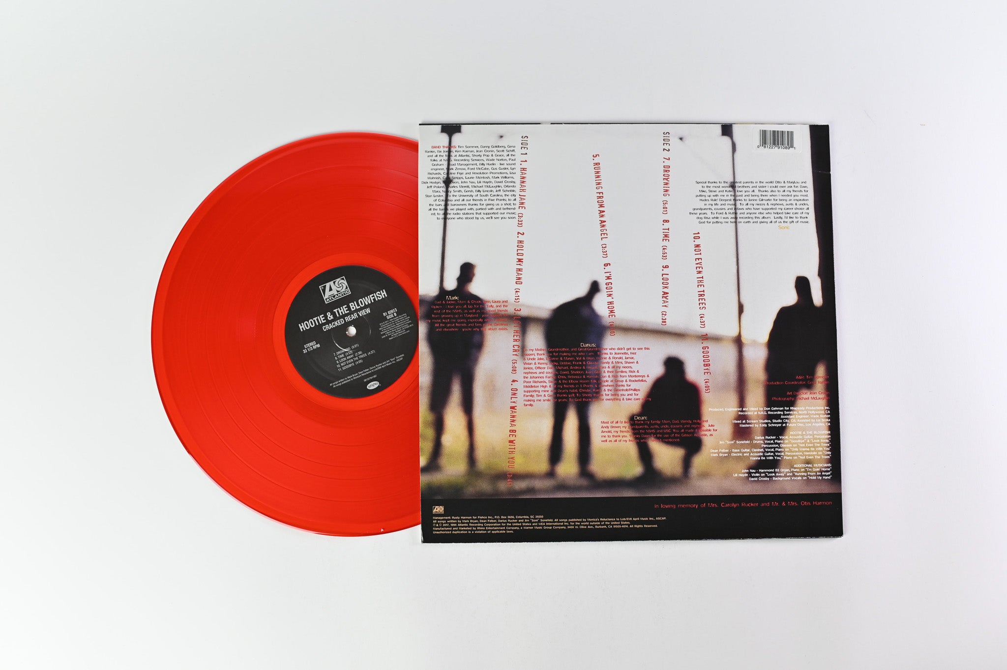 Hootie & The Blowfish - Cracked Rear View on Atlantic Ltd Edition Red Vinyl Reissue