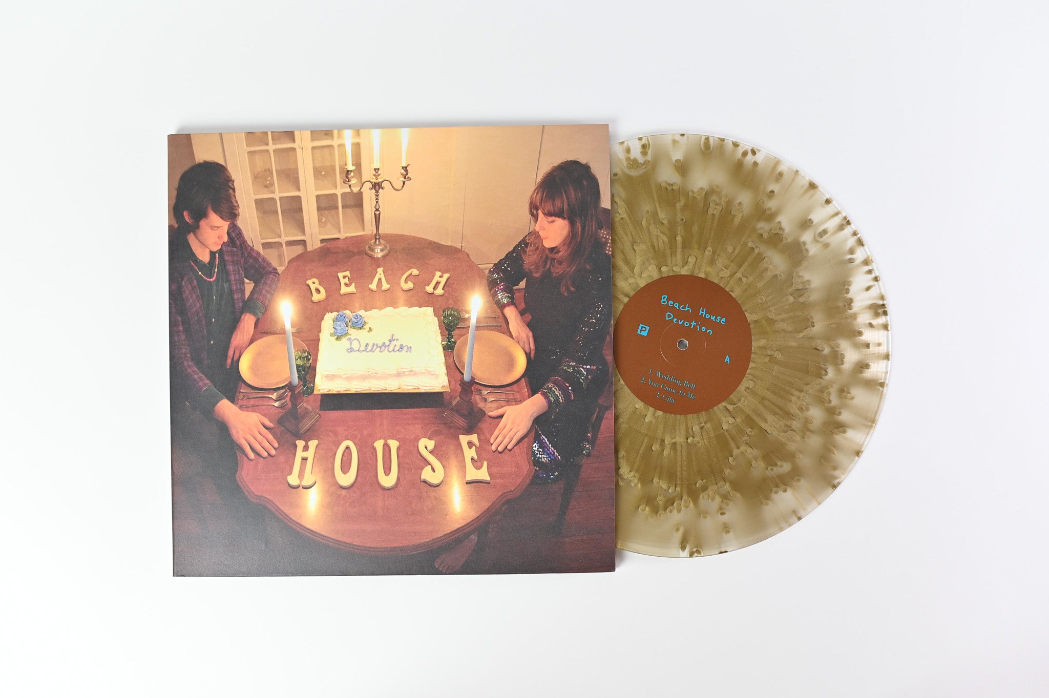 Beach House - Devotion on Carpark Deluxe Clear w/Gold Splatter Reissue