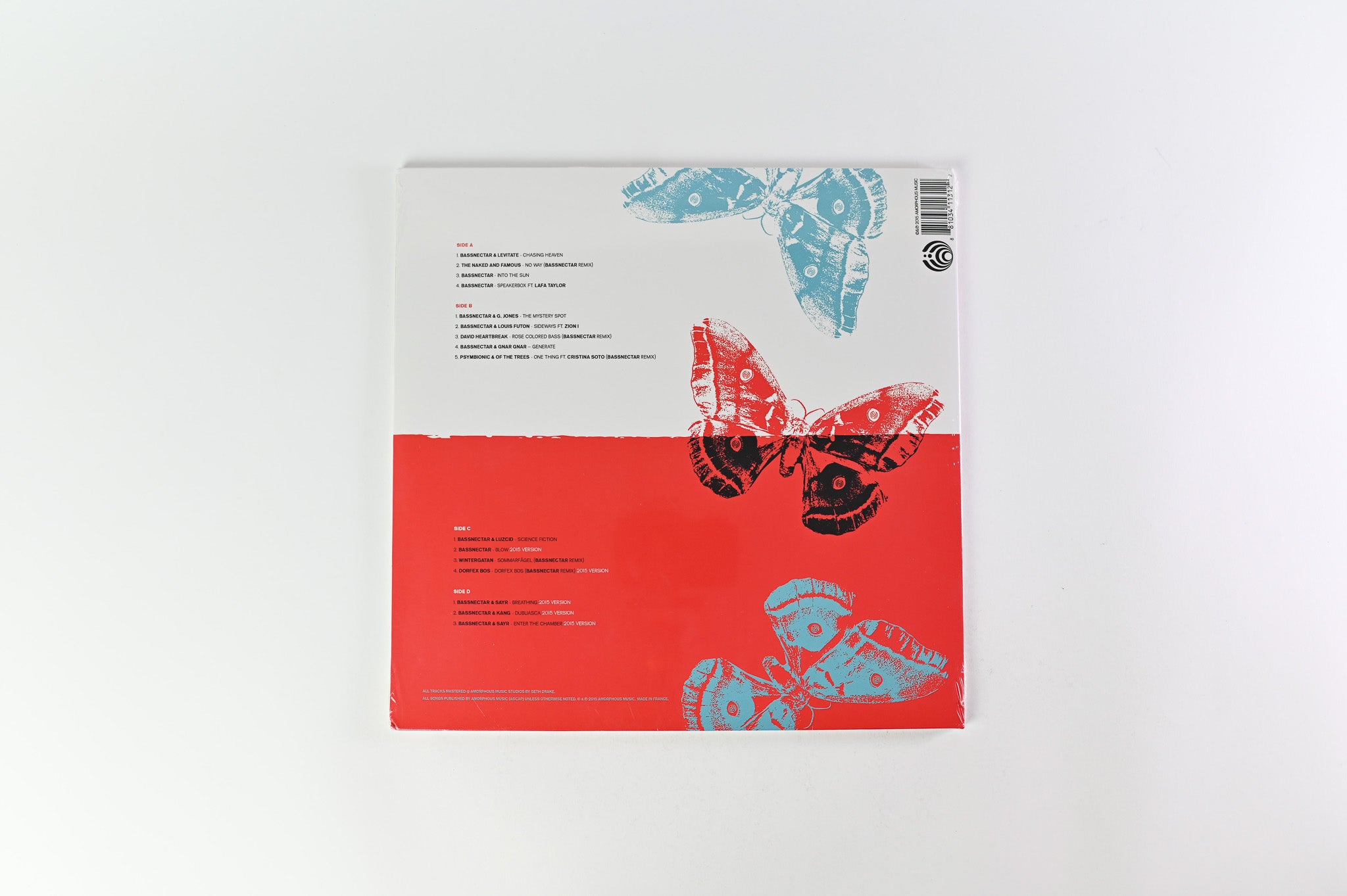 Bassnectar - Into The Sun on Amorphous Red & White Vinyl 180 Gram Reissue Sealed