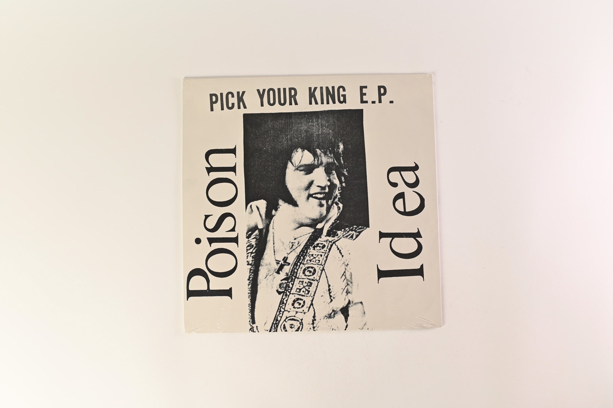 Poison Idea - Pick Your King E.P. on Jackpot Ltd 45 RPM Clear Vinyl Reissue Sealed