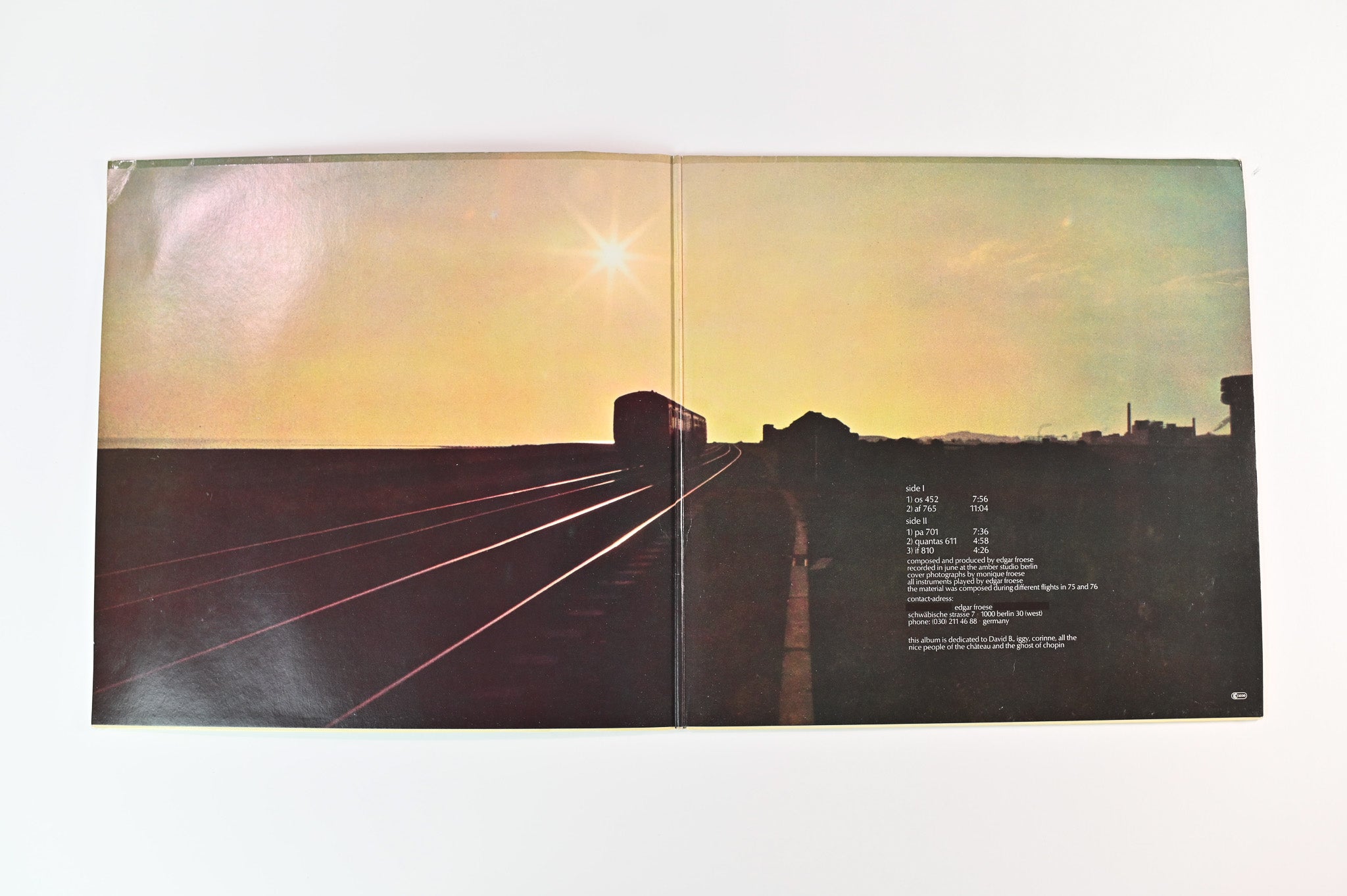 Edgar Froese - Macula Transfer on Brain German Reissue