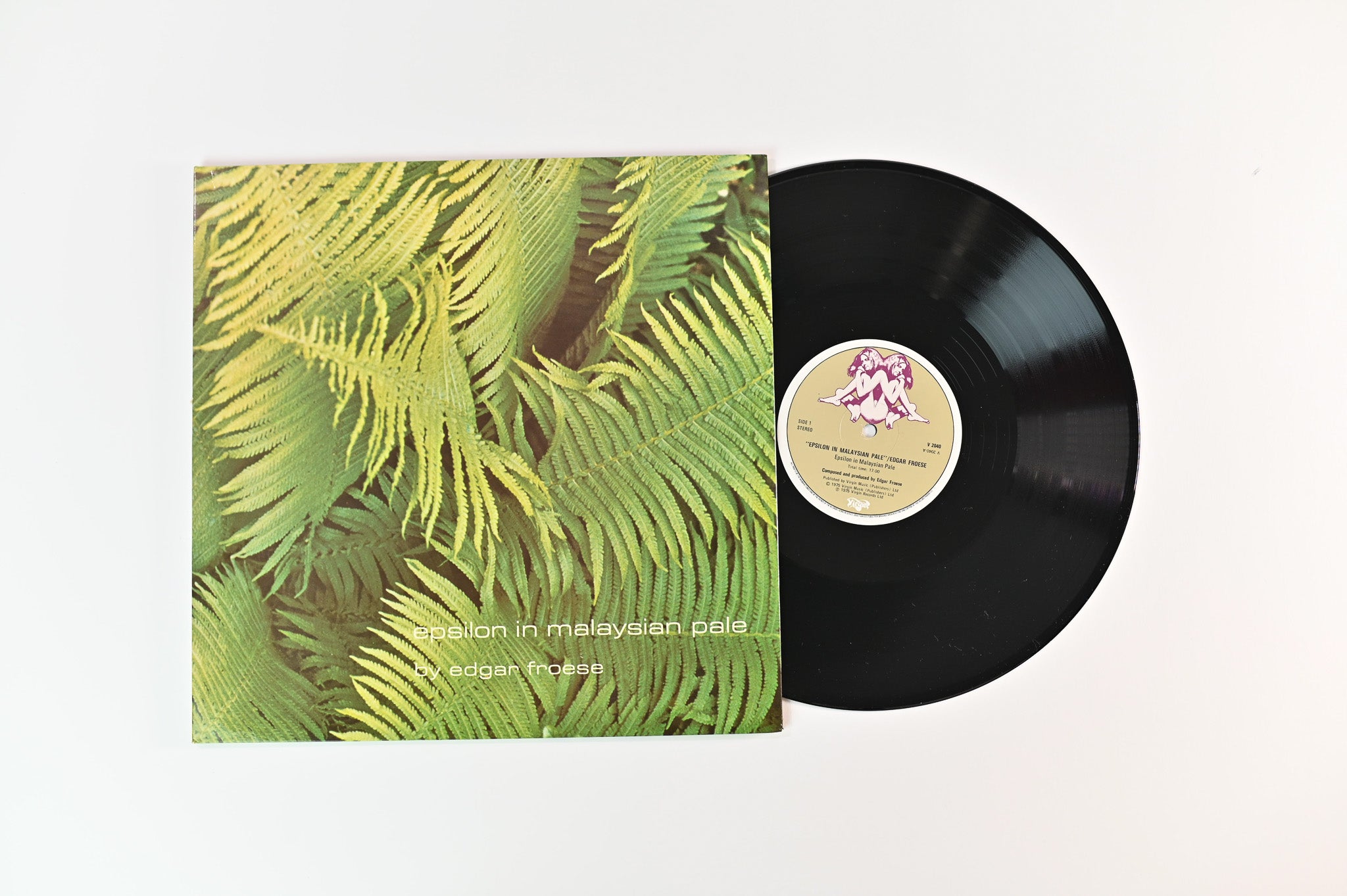 Edgar Froese - Epsilon In Malaysian Pale on Virgin UK Press