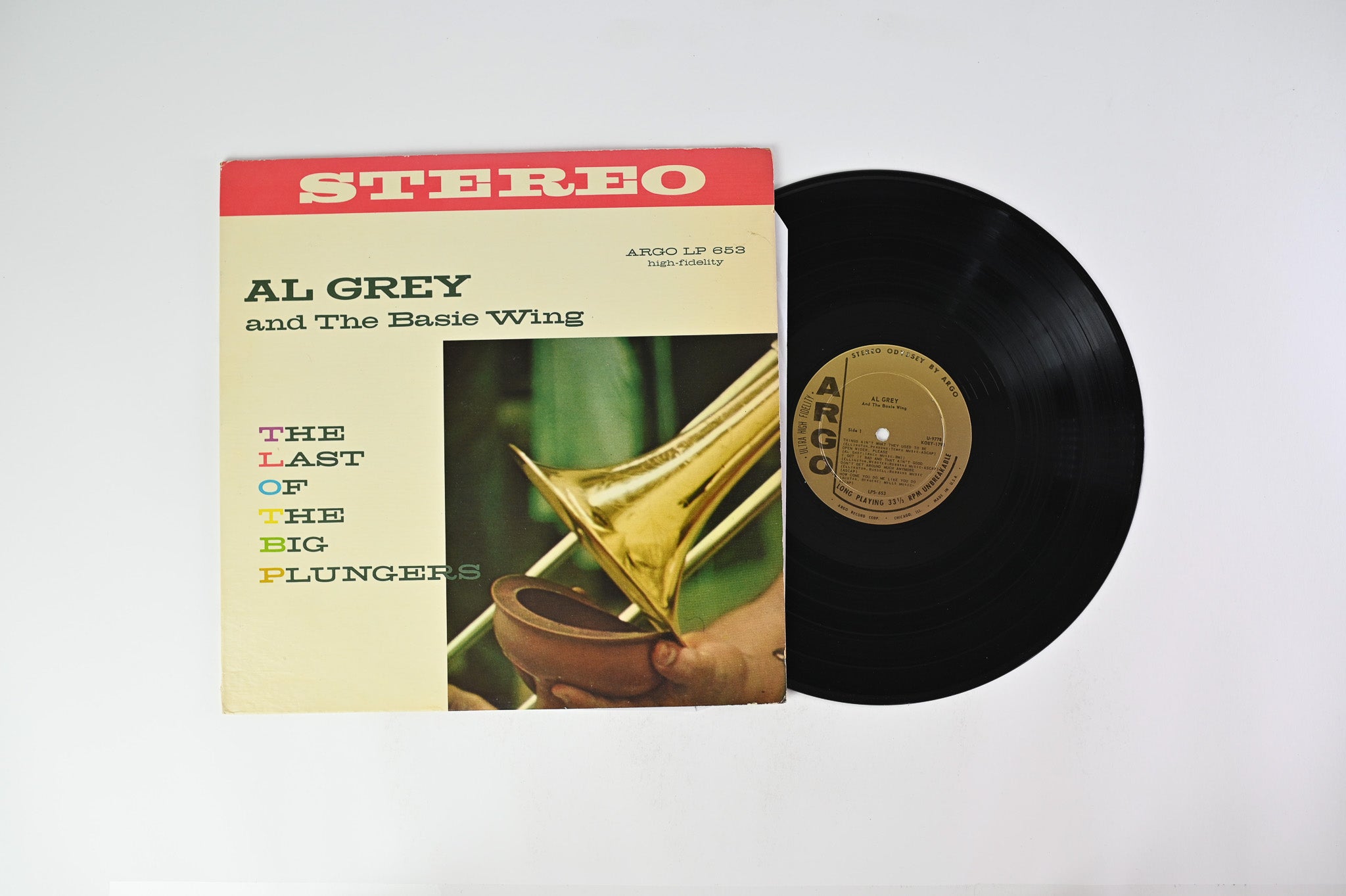 Al Grey And The Basie Wing - The Last Of The Big Plungers on Argo Stereo DG