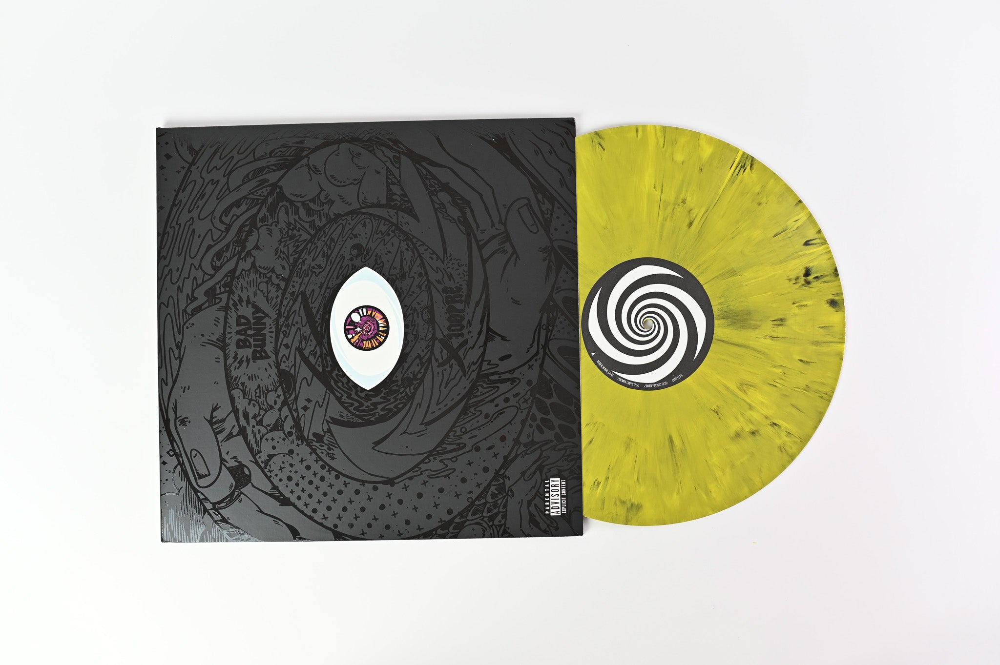 Bad Bunny - X 100PRE on Rimas Yellow Splatter