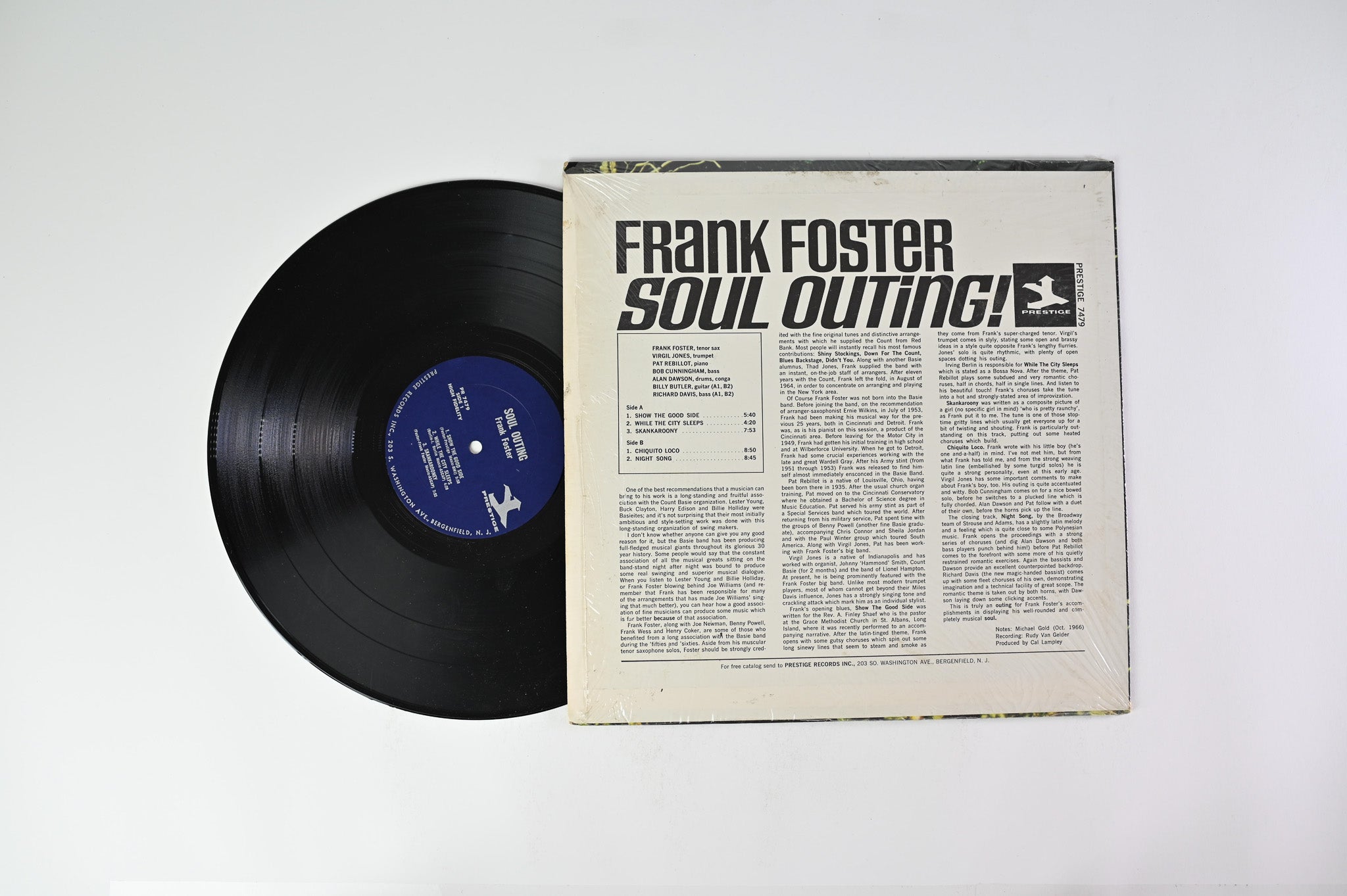 Frank Foster - Soul Outing on Prestige – PR 7479 Mono