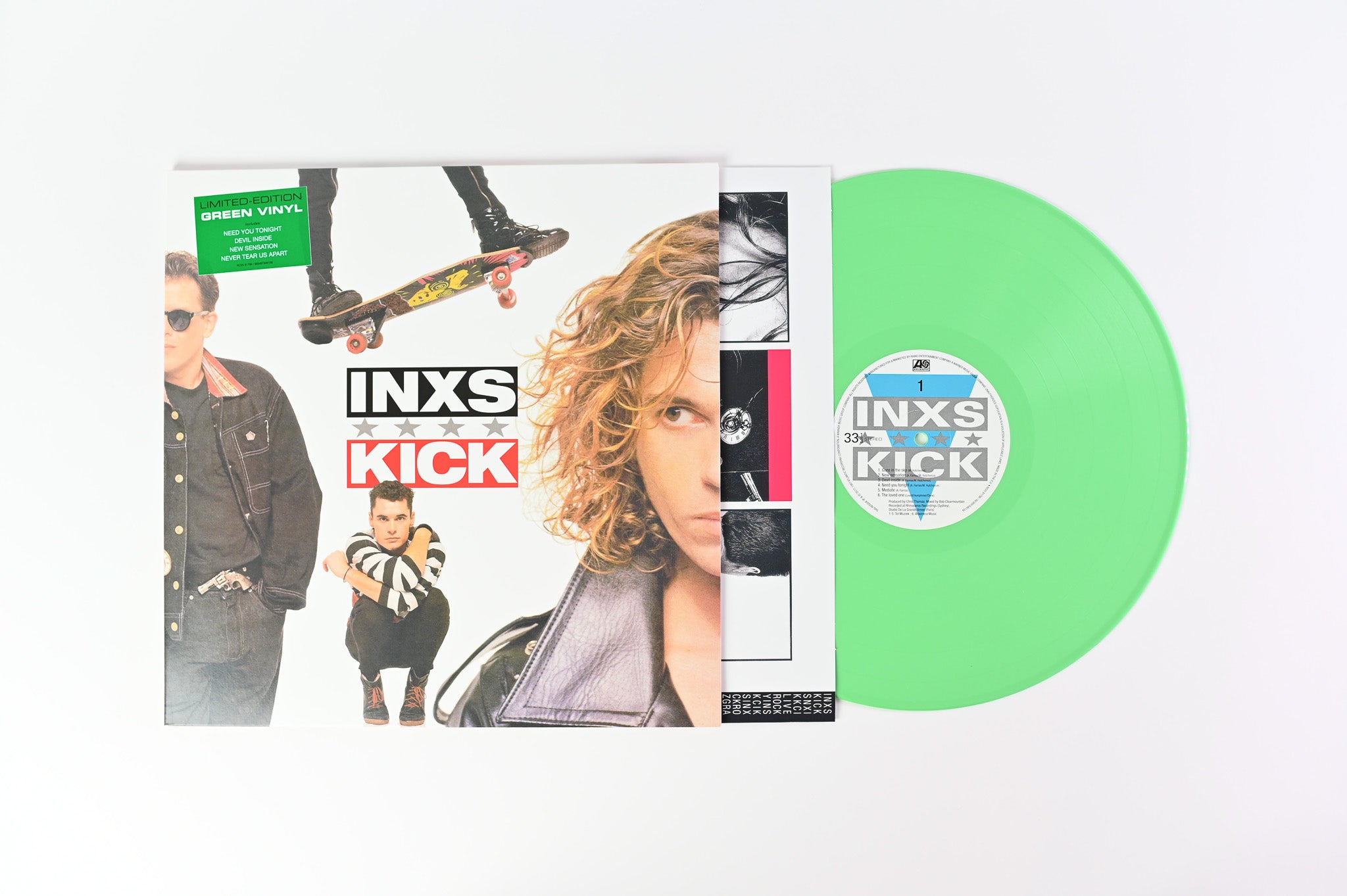 INXS - Kick on Atlantic Ltd Green Vinyl Reissue