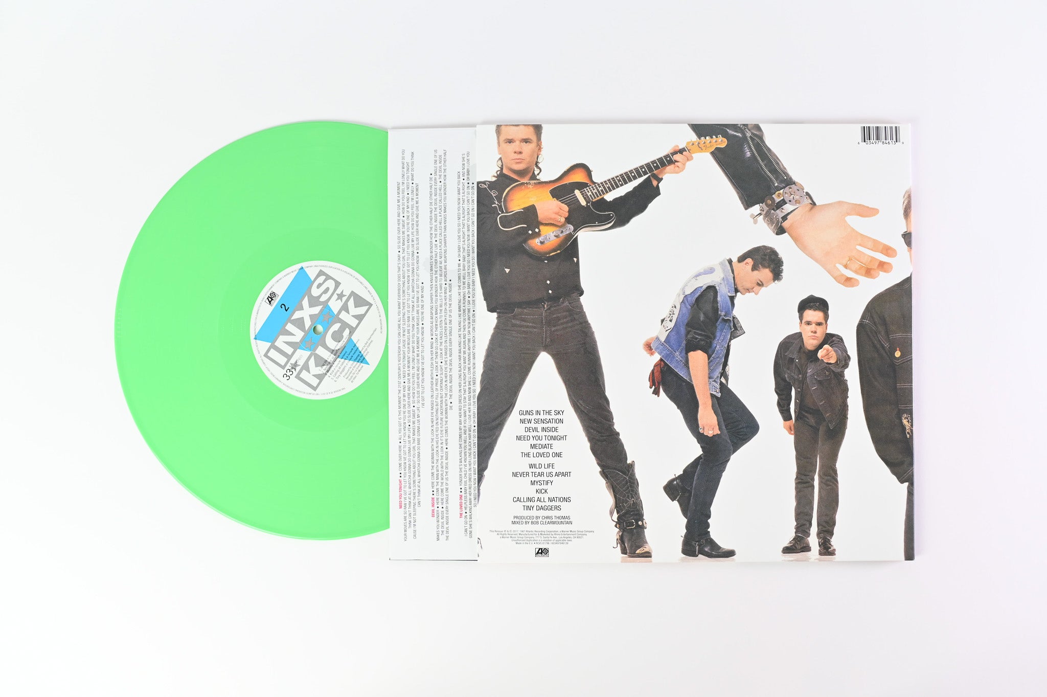 INXS - Kick on Atlantic Ltd Green Vinyl Reissue