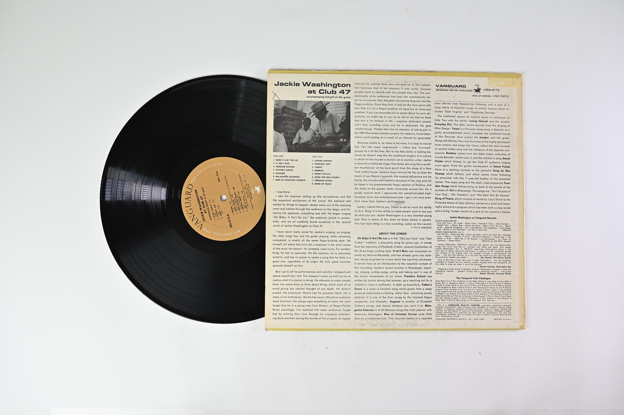 Jackie Washington - Jackie Washington At Club 47 on Vanguard