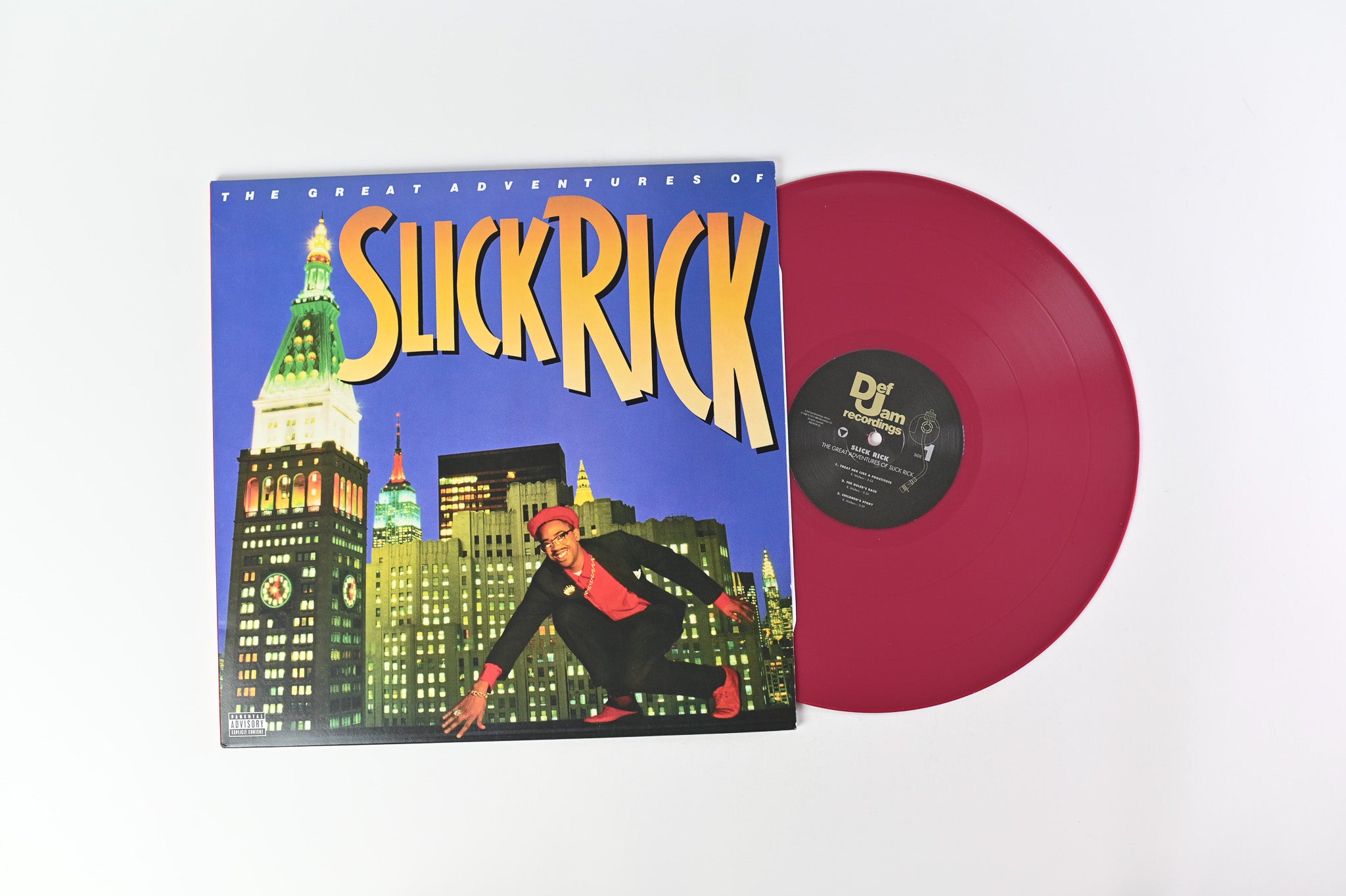 Slick Rick - The Great Adventures Of Slick Rick Reissue on Def Jam Recordings Fruit Punch Vinyl