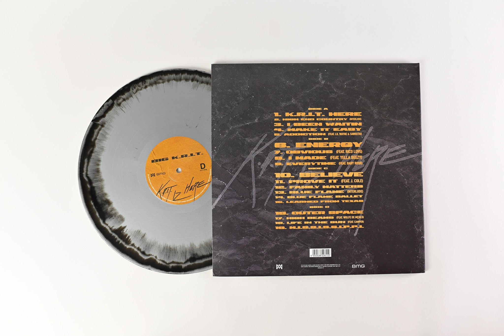Big K.R.I.T. - K.R.I.T. Iz Here on Multi Alumni Studios Gold/Silver/Black Marble