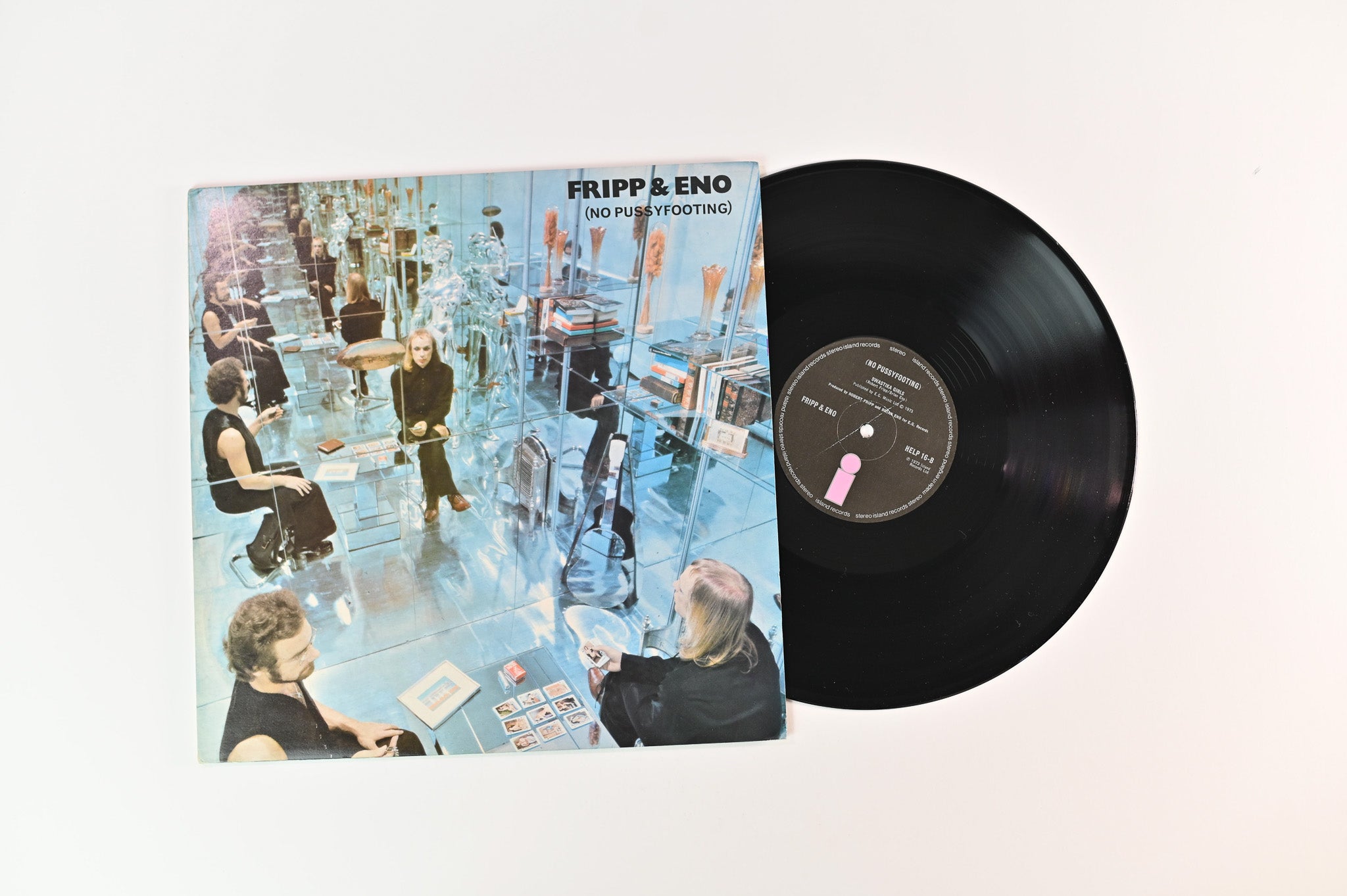 Fripp & Eno - (No Pussyfooting) on Island UK Press