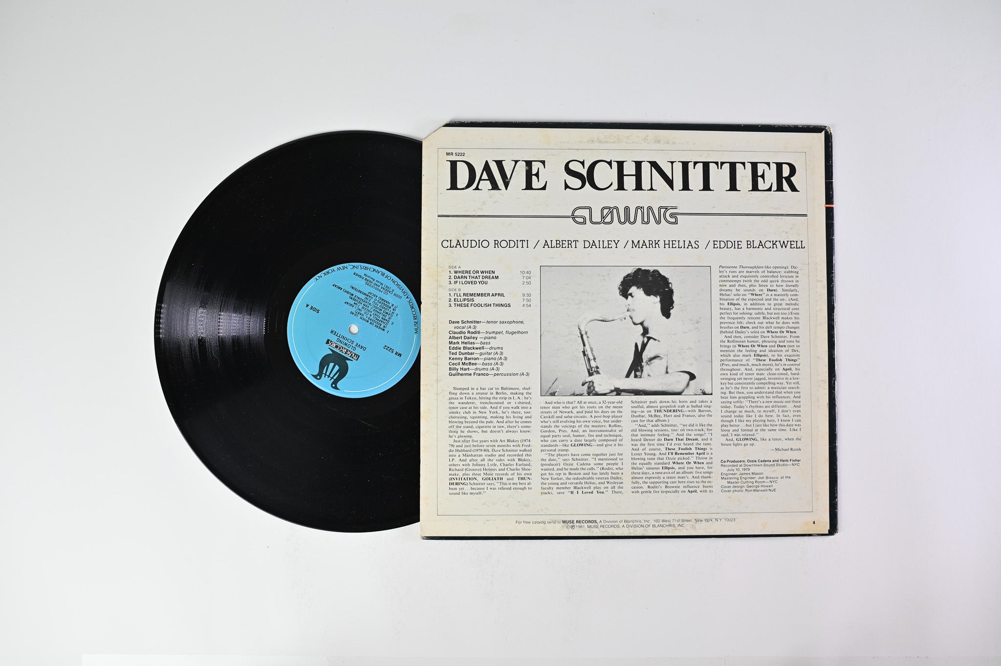 Dave Schnitter - Glowing on Muse Records