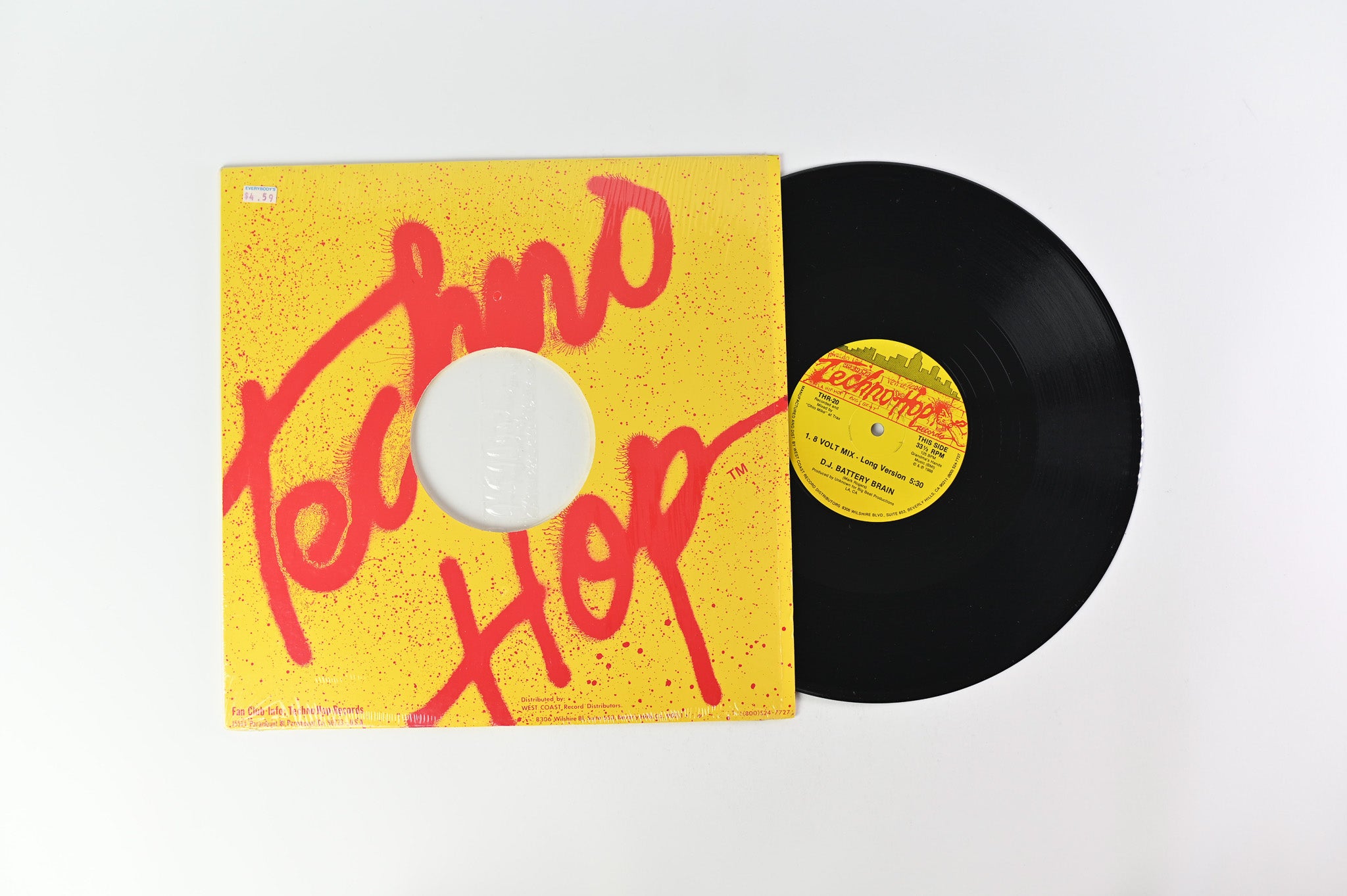 DJ Battery Brain - 8 Volt Mix on Techno Hop Records