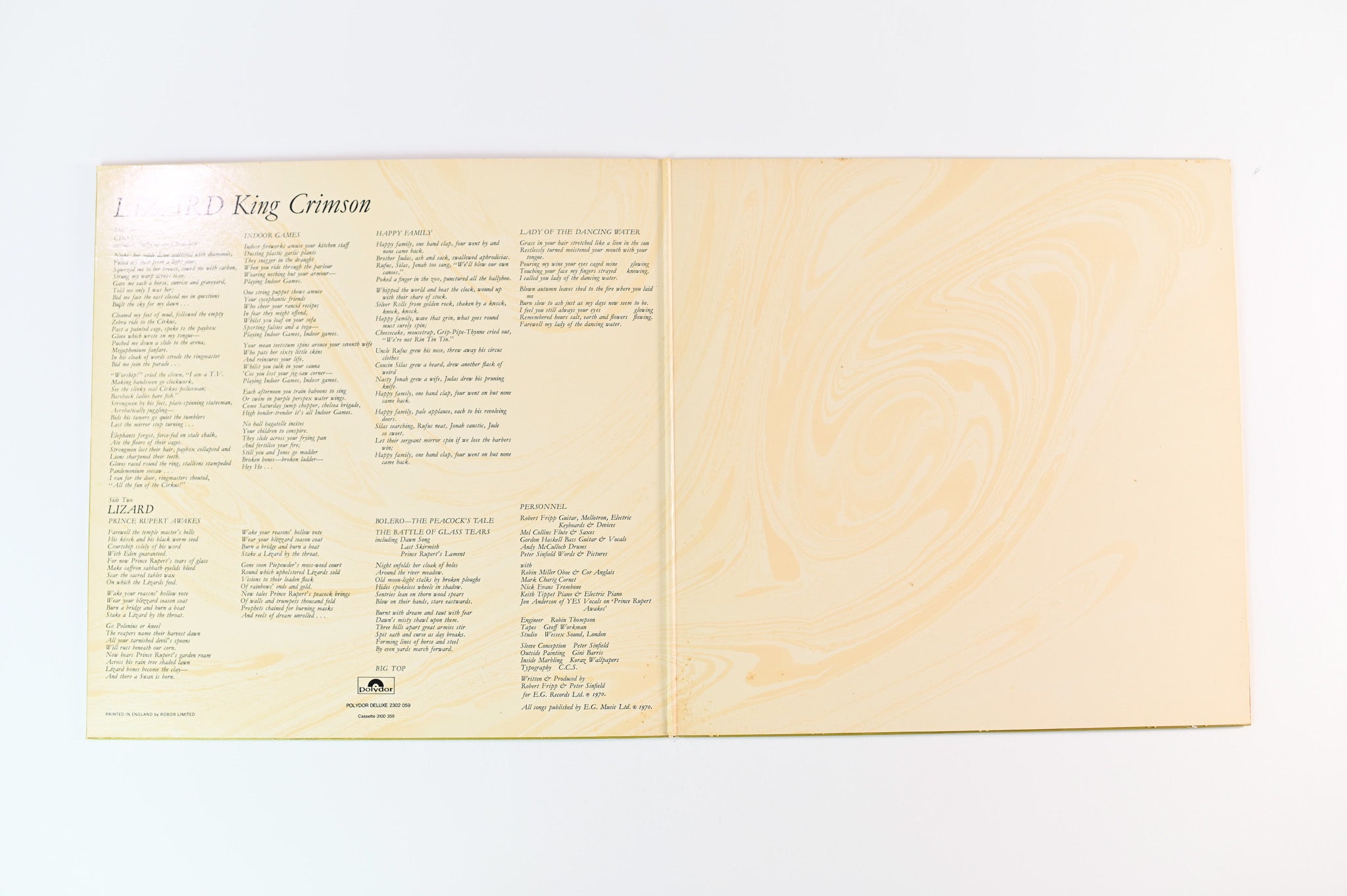 King Crimson - Lizard on Polydor UK Reissue