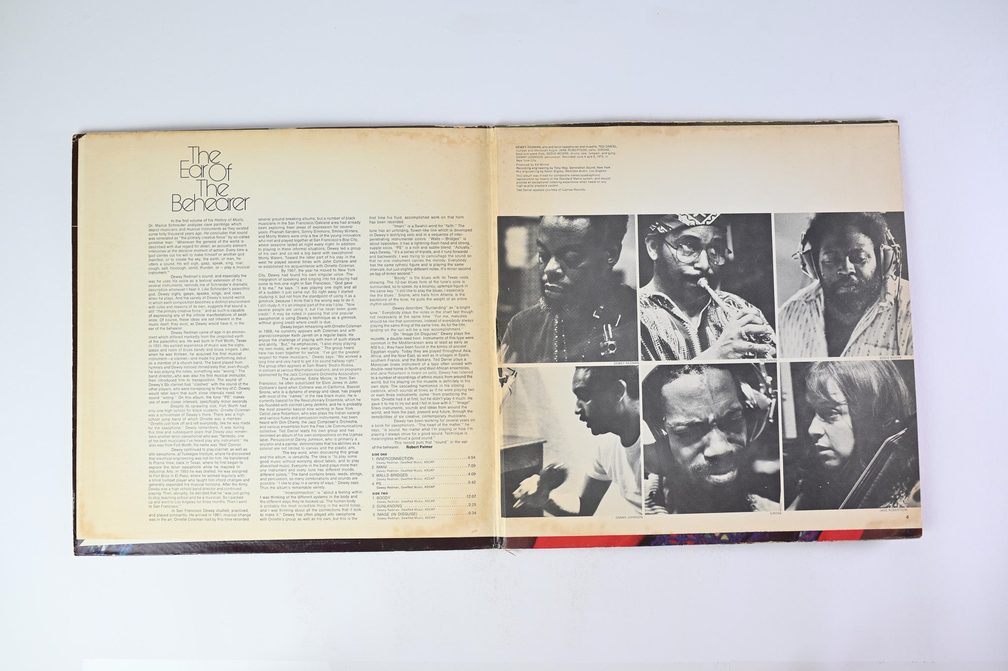 Dewey Redman - The Ear Of The Behearer on Impulse! / ABC