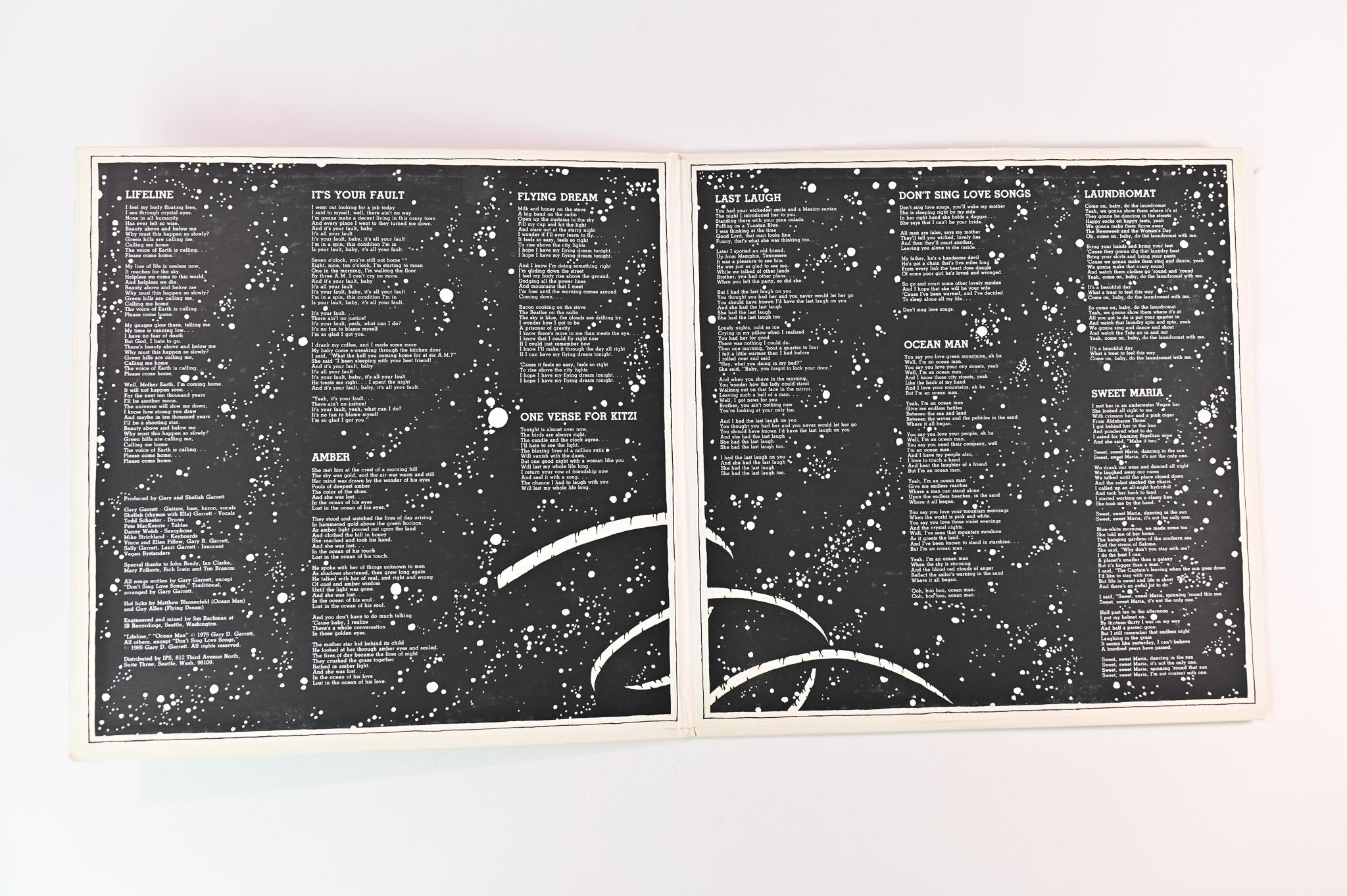 Gary Garrett - Lifeline on IPS Ltd Numbered