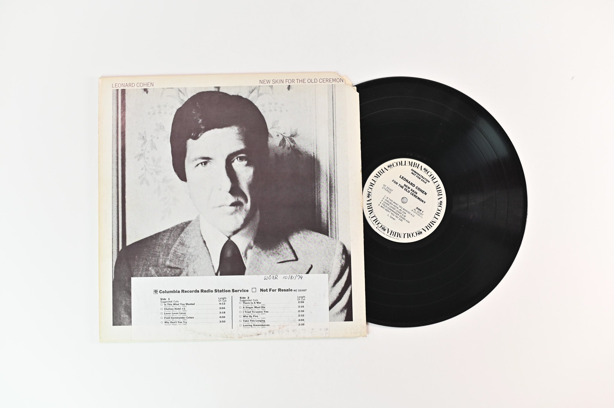 Leonard Cohen - New Skin For The Old Ceremony on Columbia Promo