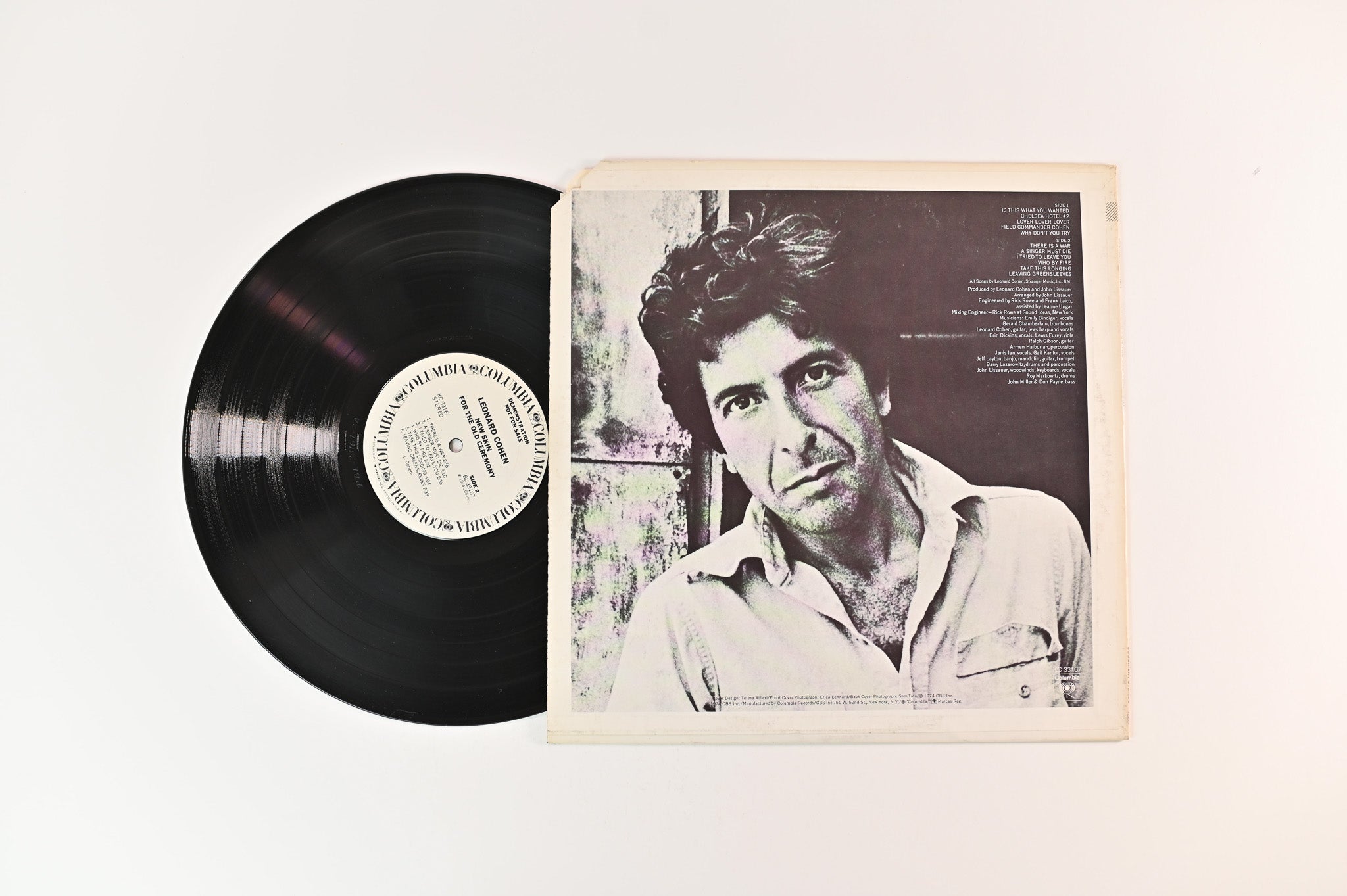 Leonard Cohen - New Skin For The Old Ceremony on Columbia Promo