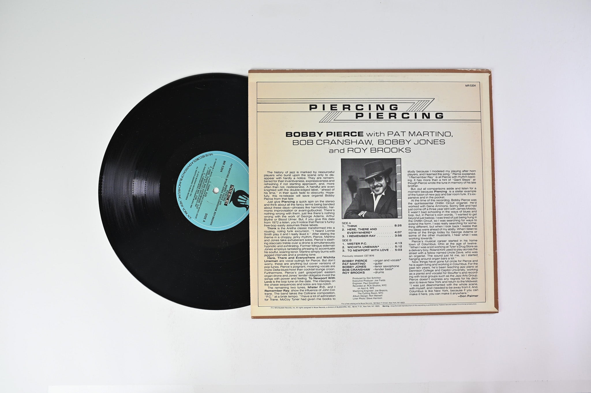 Bobby Pierce With Pat Martino, Bob Cranshaw, Bobby Jones, and Roy Brooks – Piercing on Muse