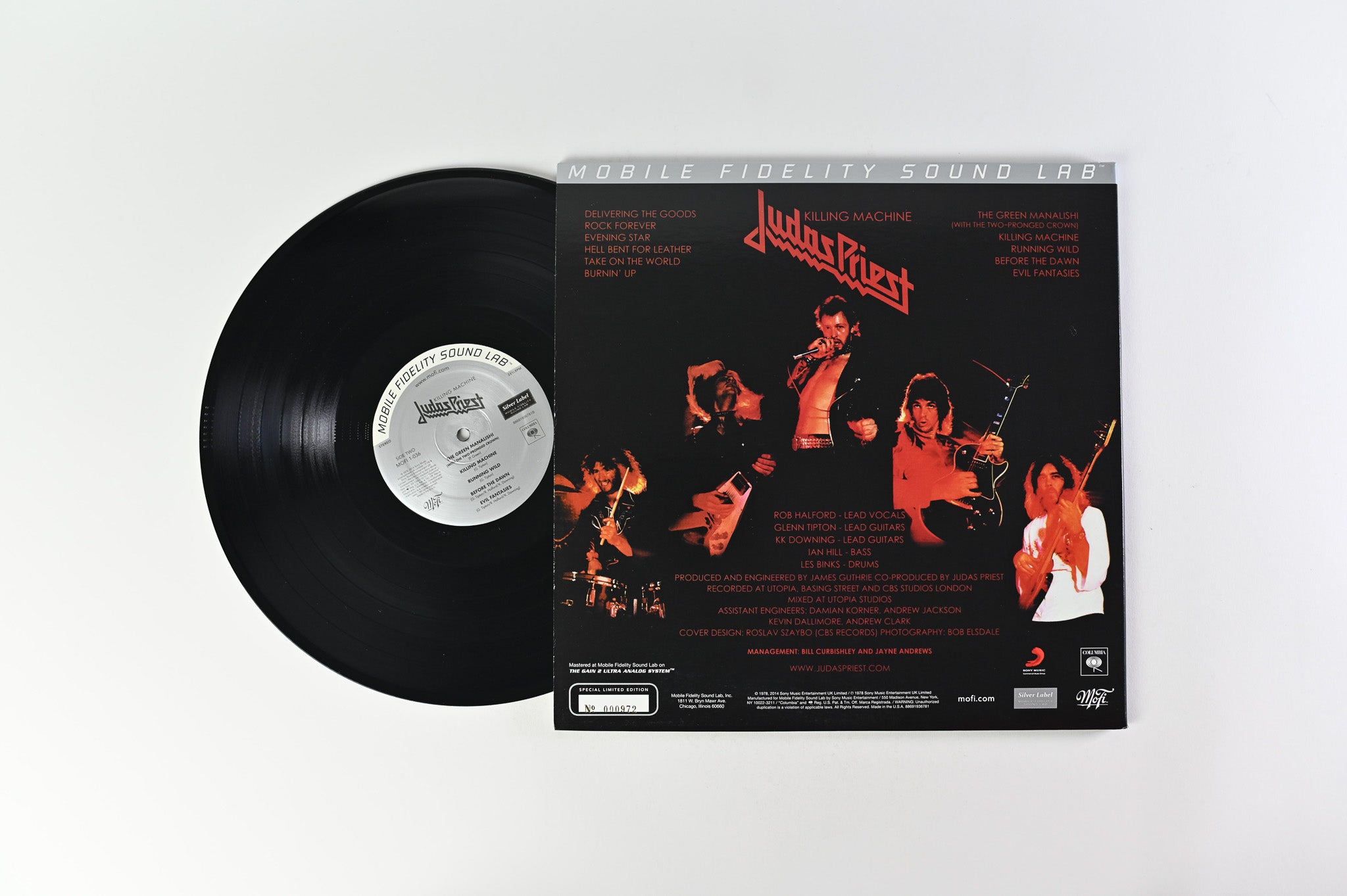 Judas Priest - Killing Machine Mobile Fidelity Sound Lab MFSL Ltd Numbered Reissue