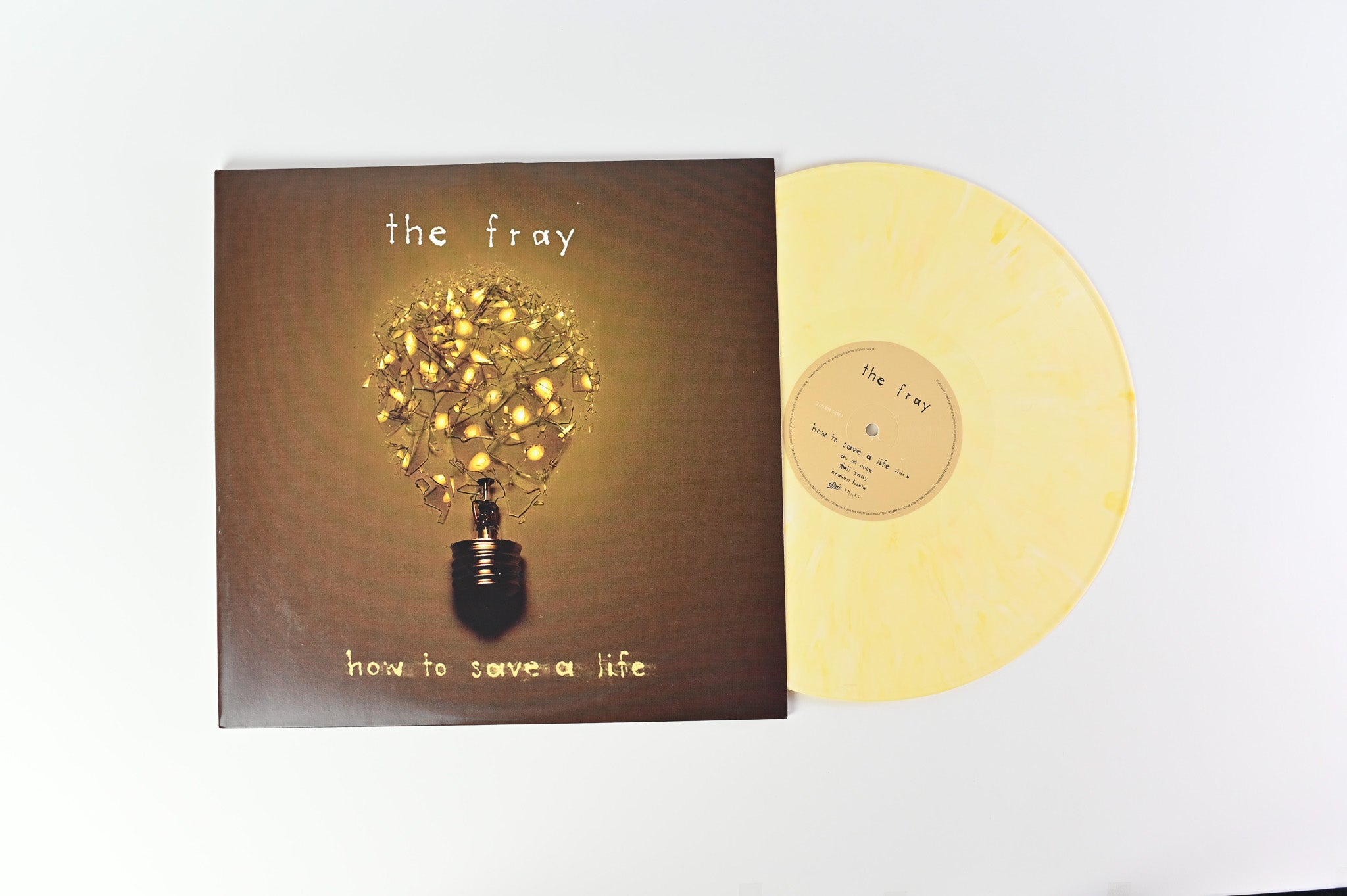 The Fray - How To Save A Life on Epic Buttercream Vinyl