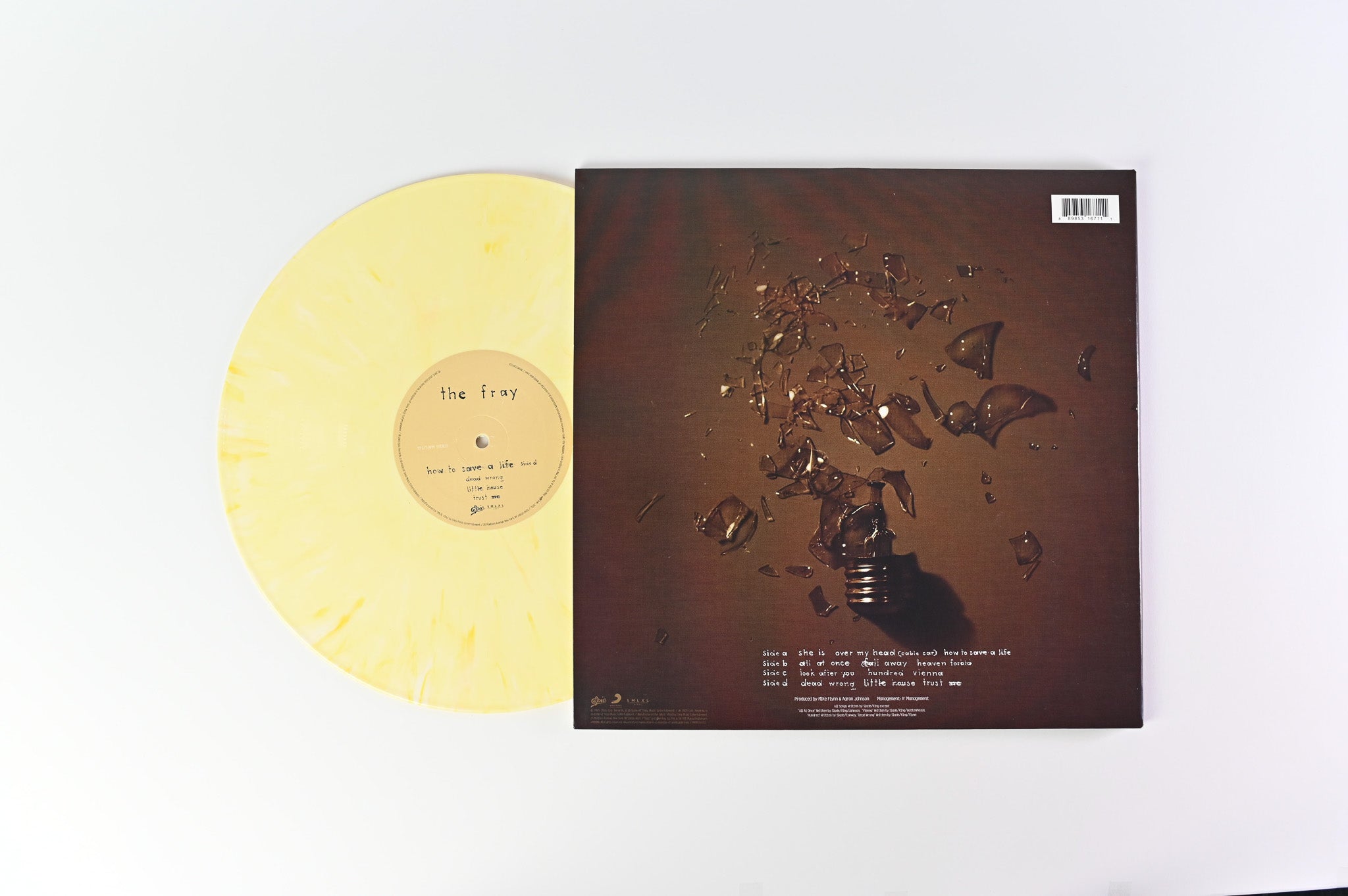 The Fray - How To Save A Life on Epic Buttercream Vinyl