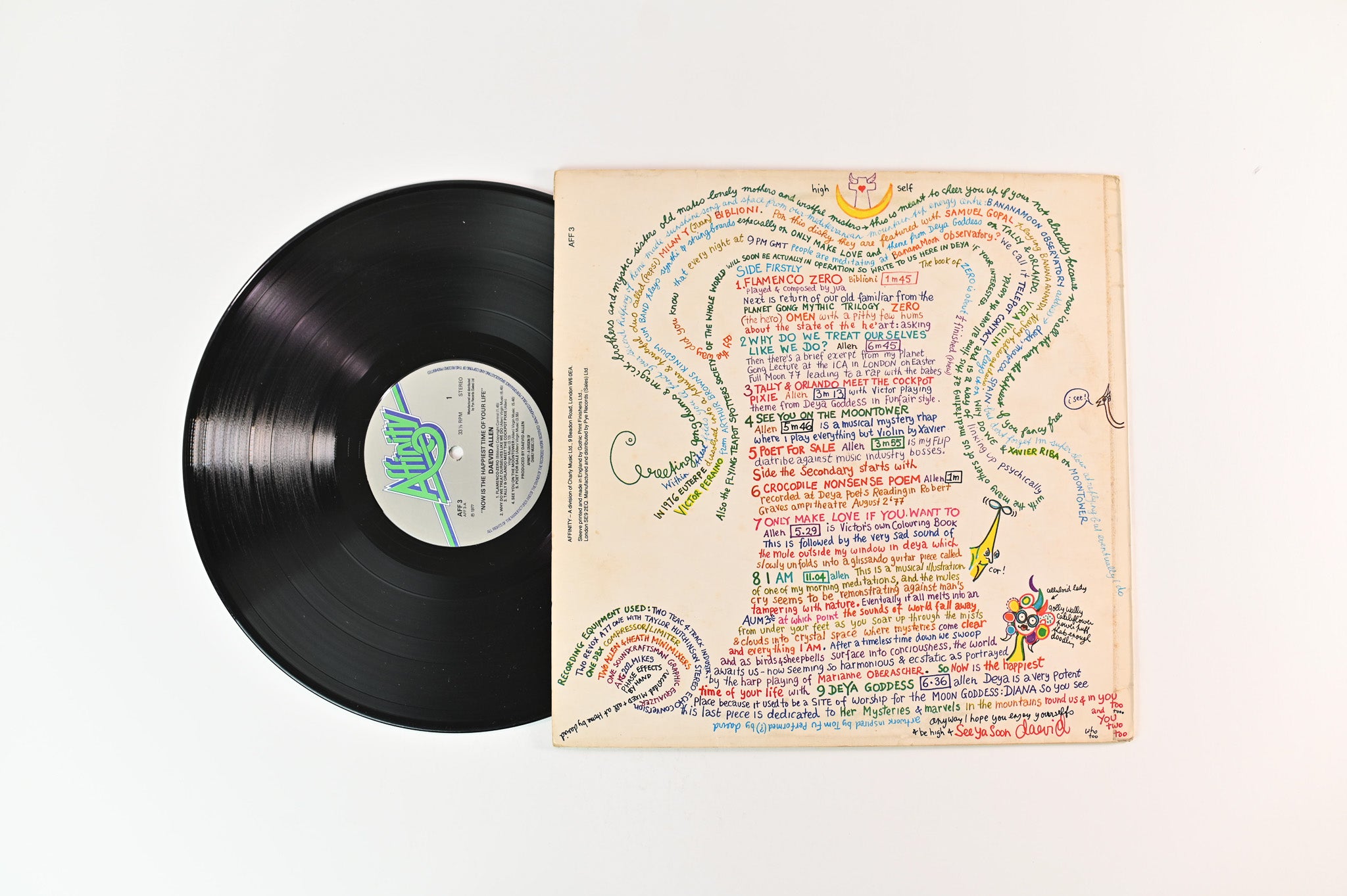 Daevid Allen - Now Is The Happiest Time Of Your Life on Affinity UK pressing