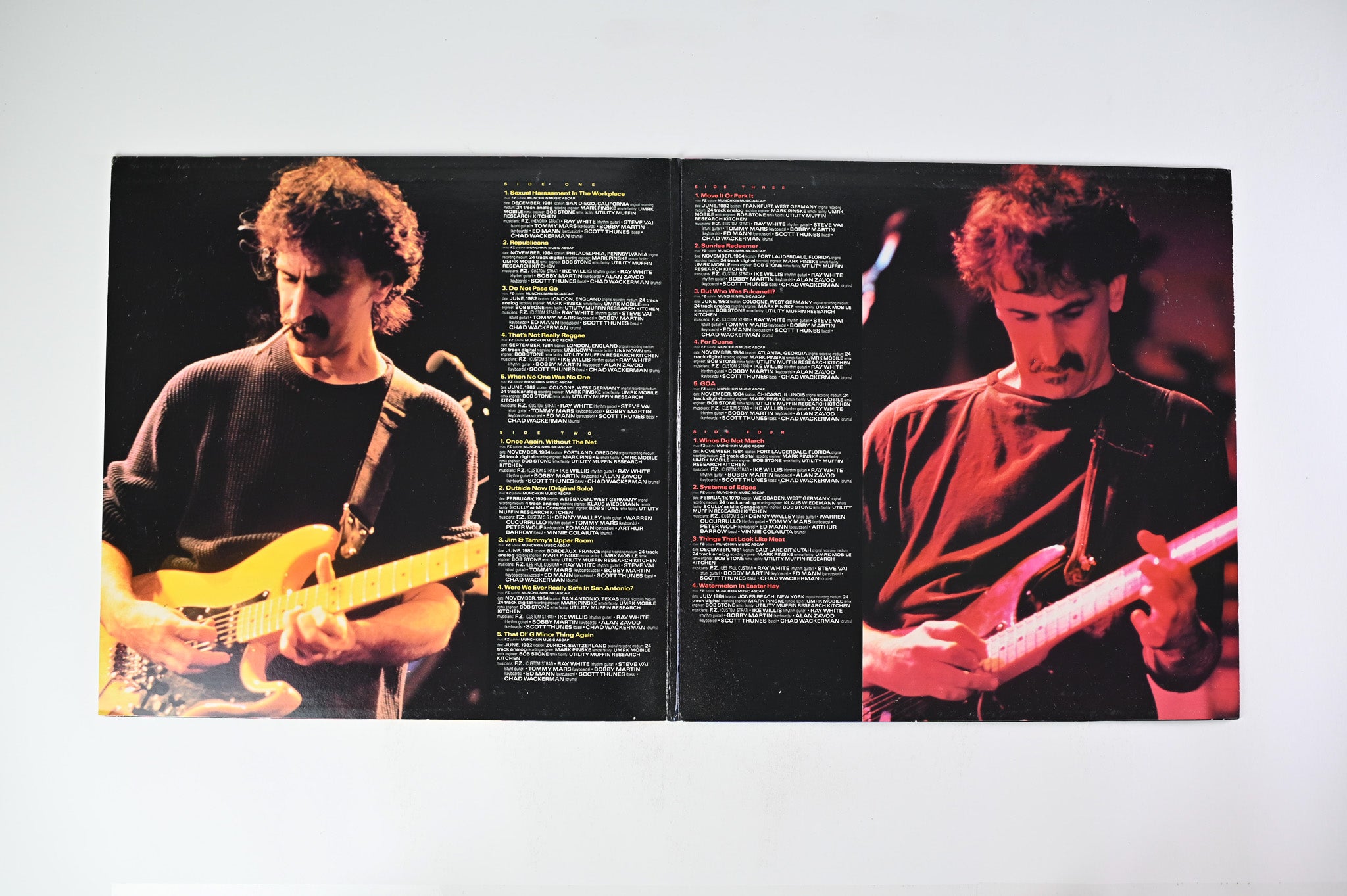 Frank Zappa - Guitar on Barking Pumpkin Records