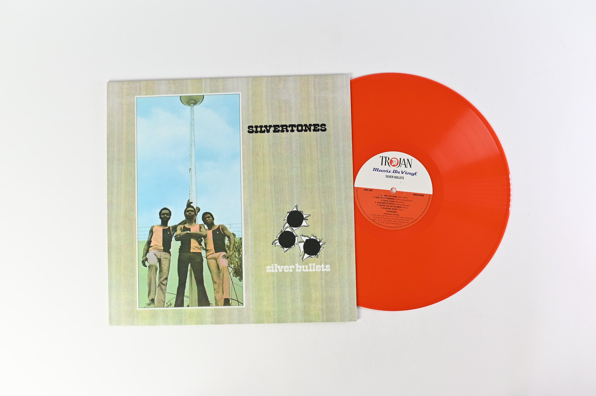 The Silvertones - Silver Bullets Music on Vinyl Ltd Numbered Orange Vinyl Reissue