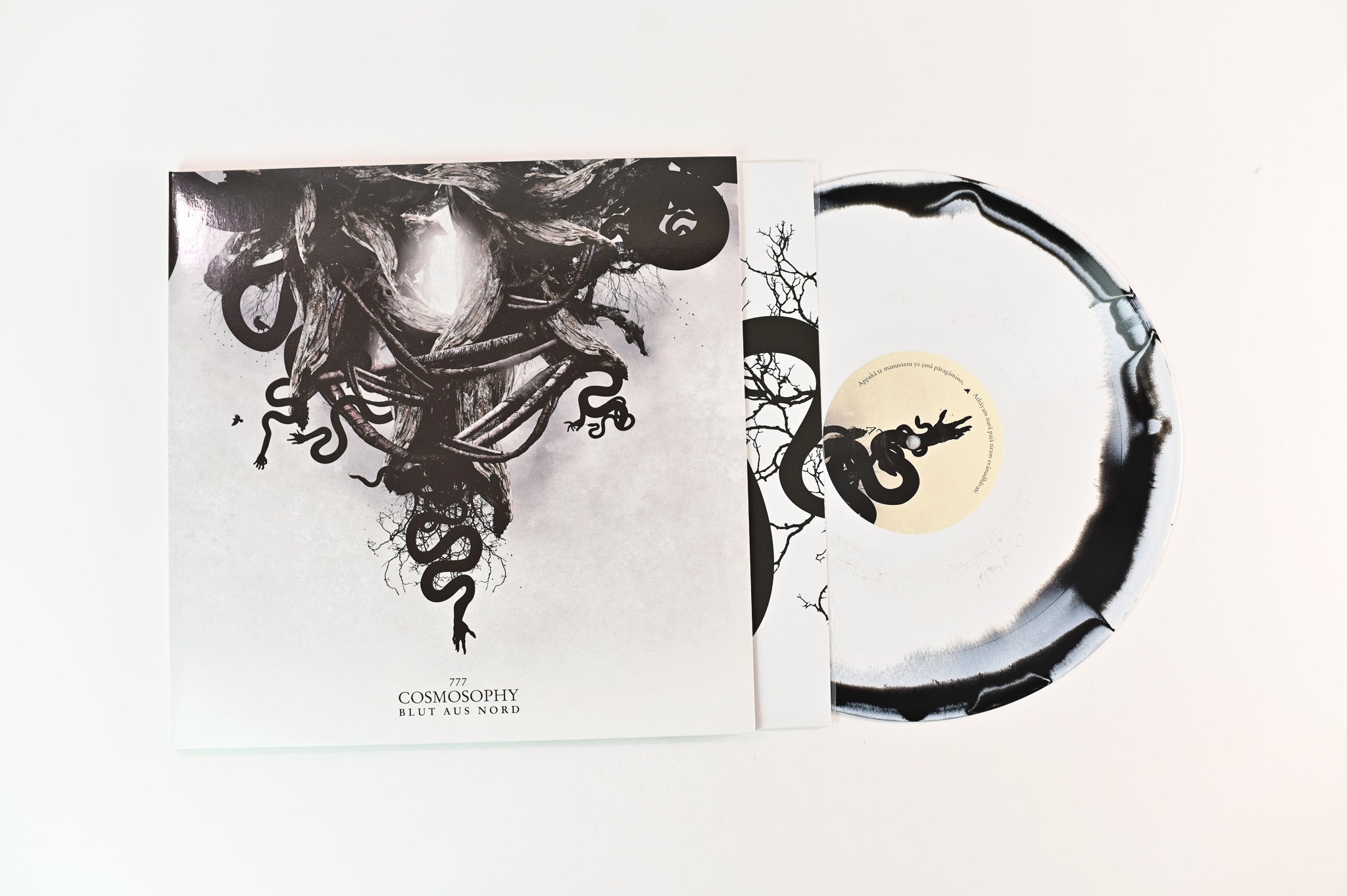 Blut Aus Nord - 777 - Cosmosophy on Debemur Morti Productions - Black/White Starburst colored vinyl