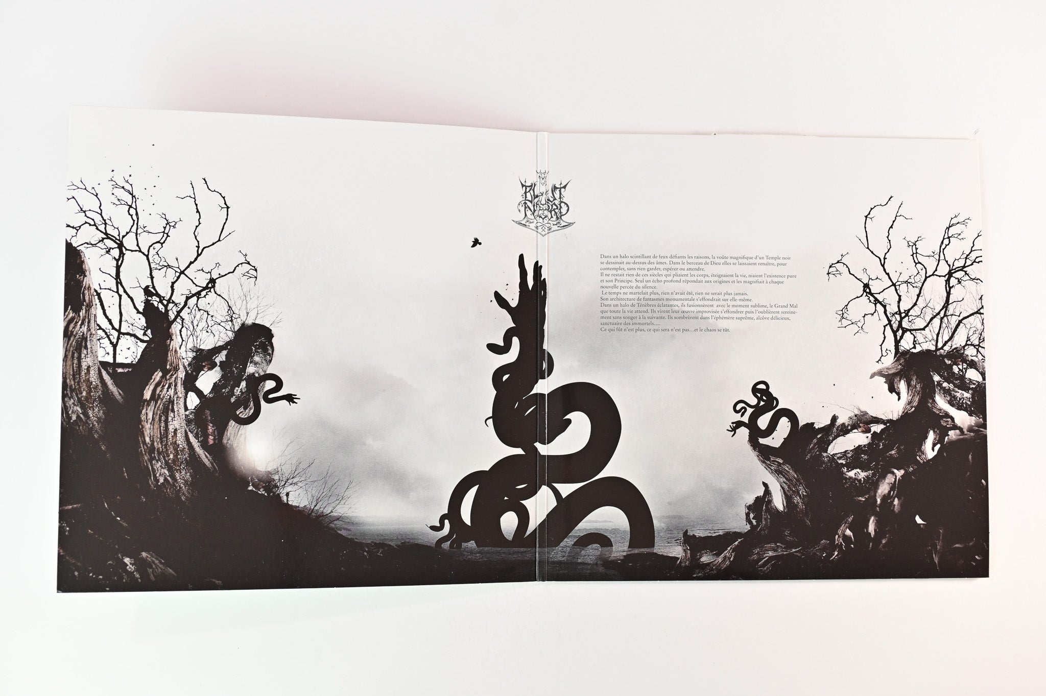 Blut Aus Nord - 777 - Cosmosophy on Debemur Morti Productions - Black/White Starburst colored vinyl