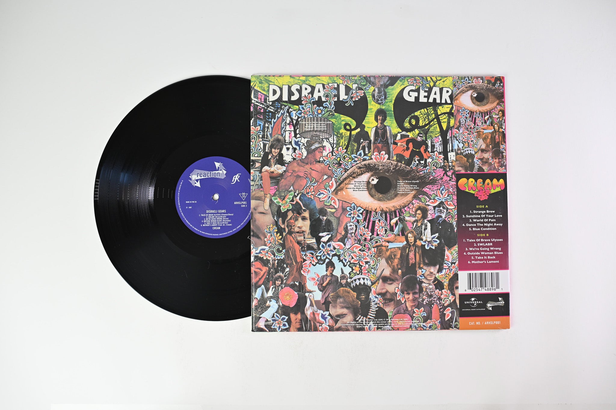 Cream - Disraeli Gears on Reaction - Limited Half Speed Mastered Reissue