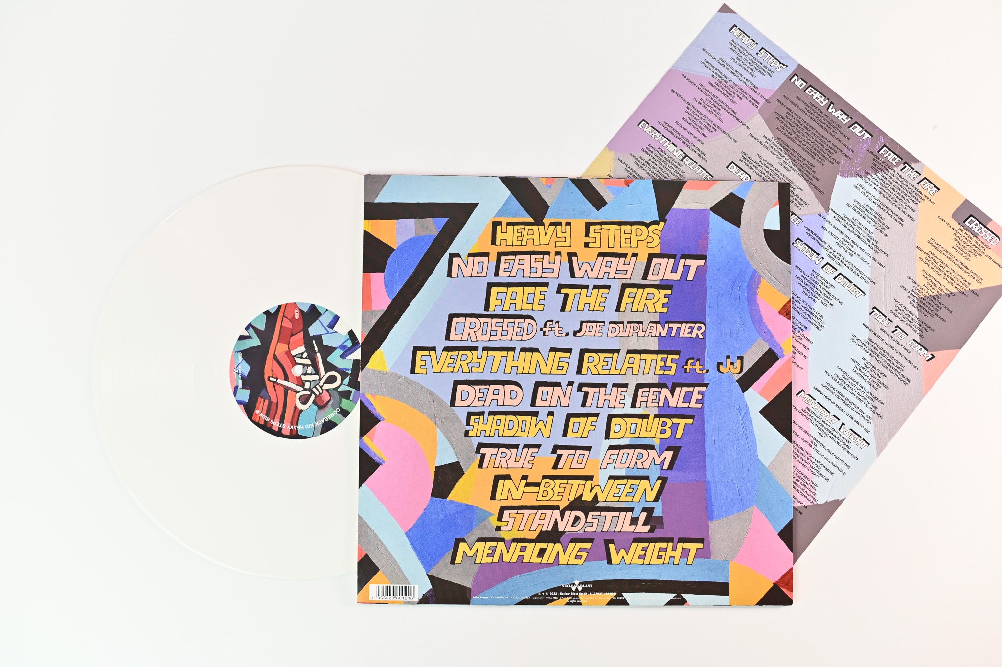 Comeback Kid - Heavy Steps on Nuclear Blast - White Vinyl