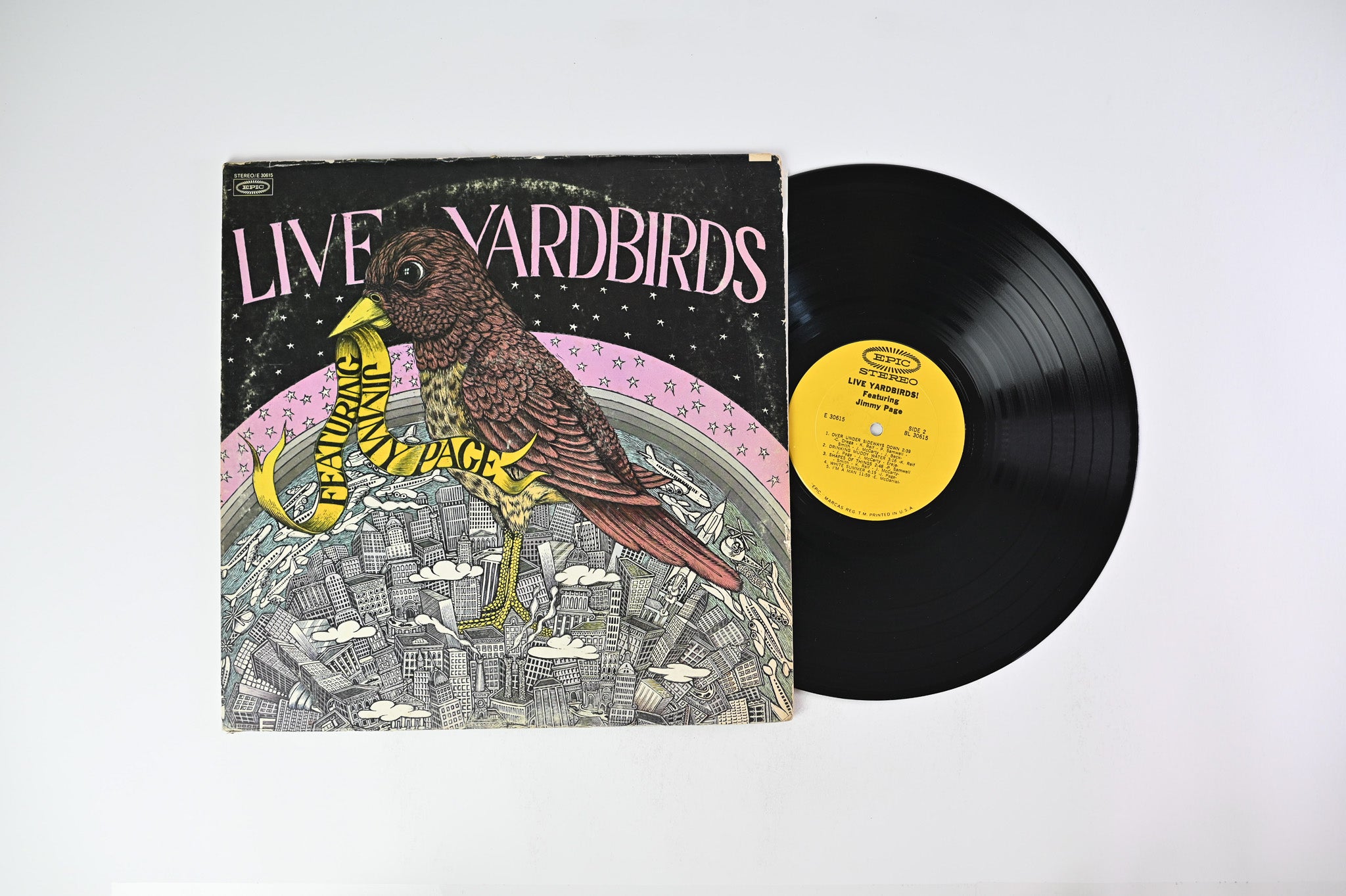 The Yardbirds - Live Yardbirds (Featuring Jimmy Page) on Epic